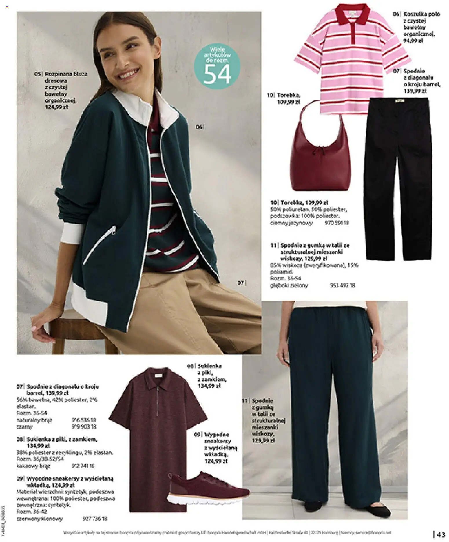 BonPrix Katalog od 10.08.2026 | Strona: 45 | Produkty: Spodnie, Sukienka