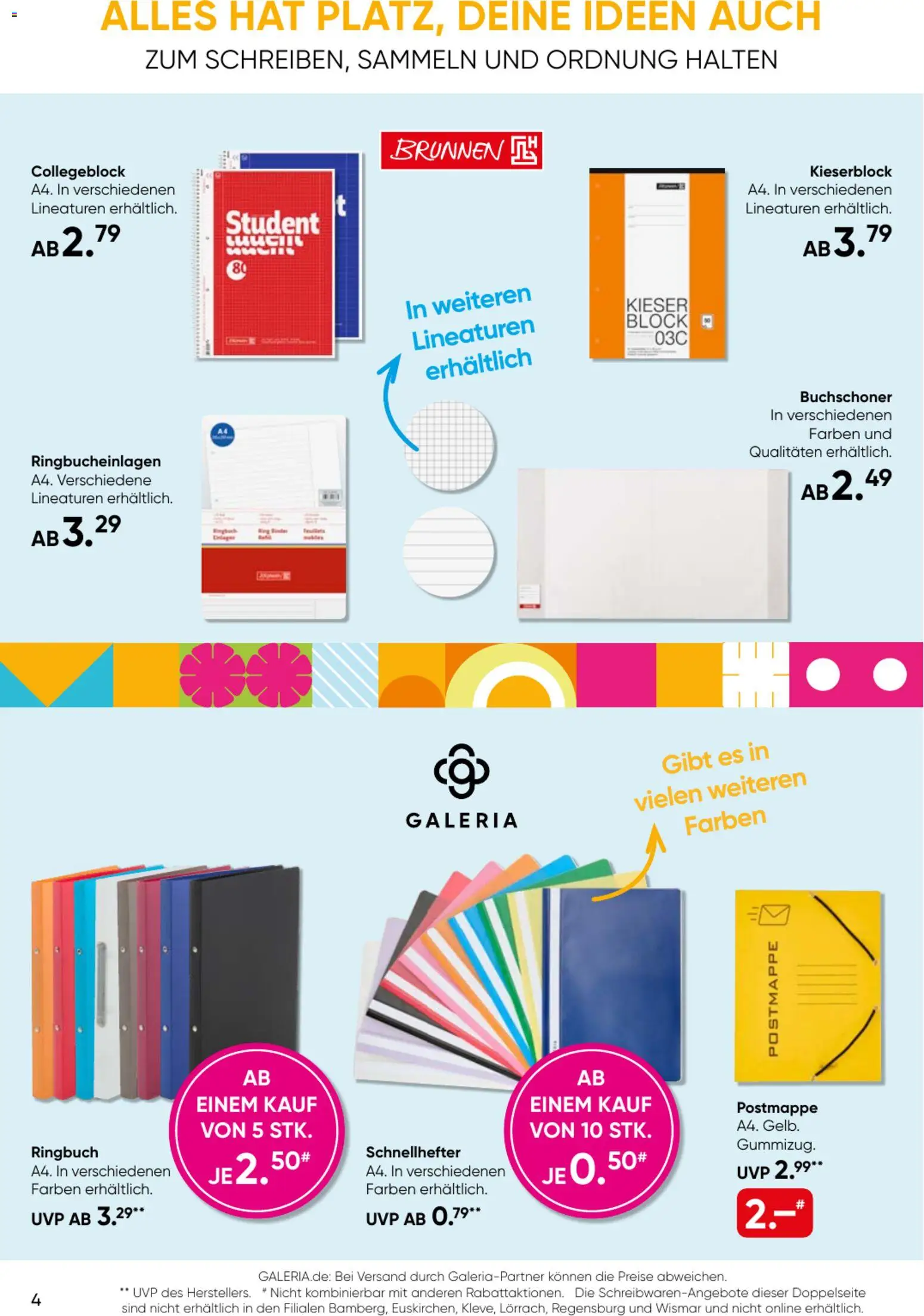 Galeria Karstadt Kaufhof Back to school – gültig ab 06.07.2026 | Seite: 4