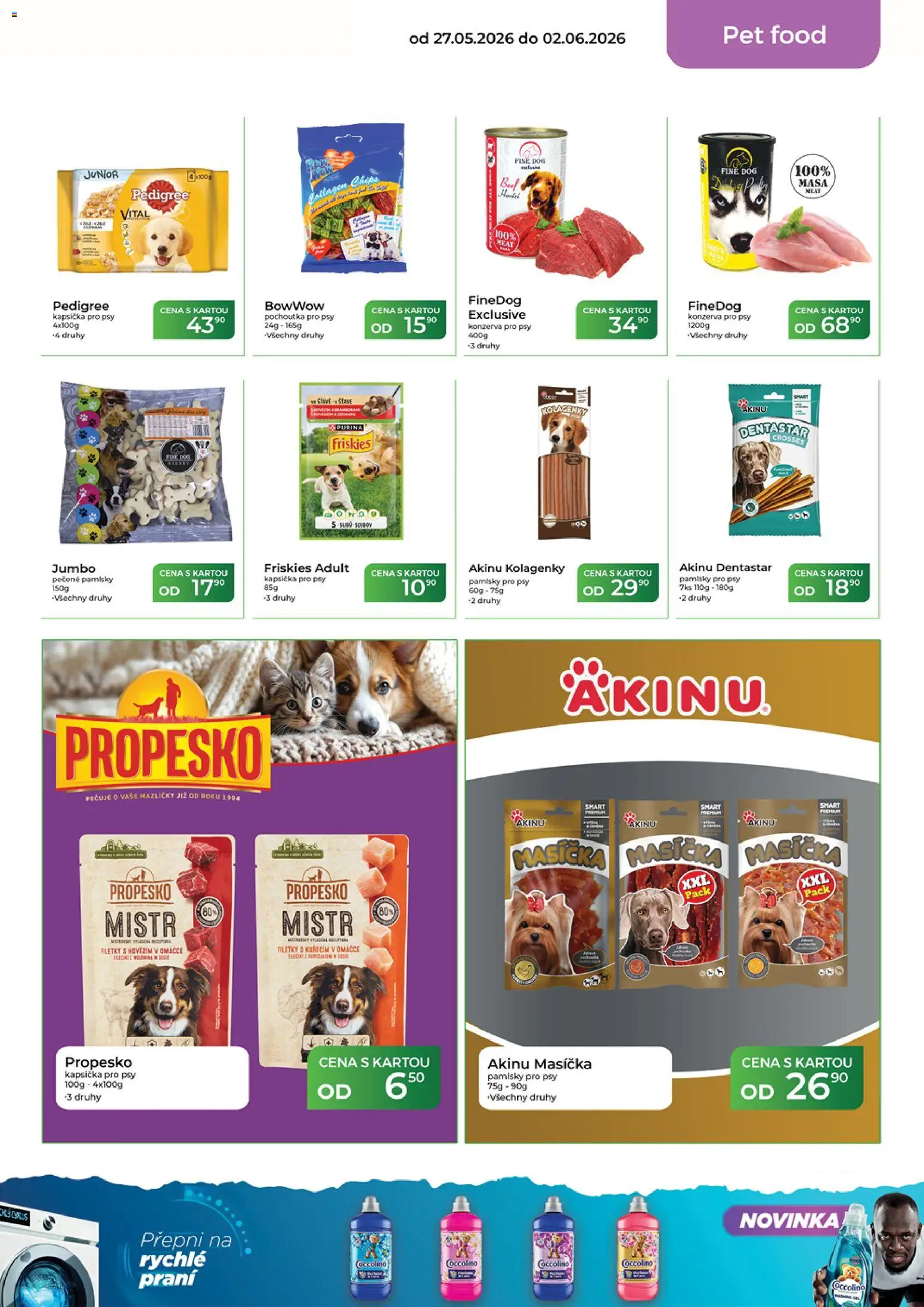 Tamda Foods leták od 27.05.2026 | Strana: 49 | Produkty: Purina, Propesko, Coccolino, Konzerva pro psy