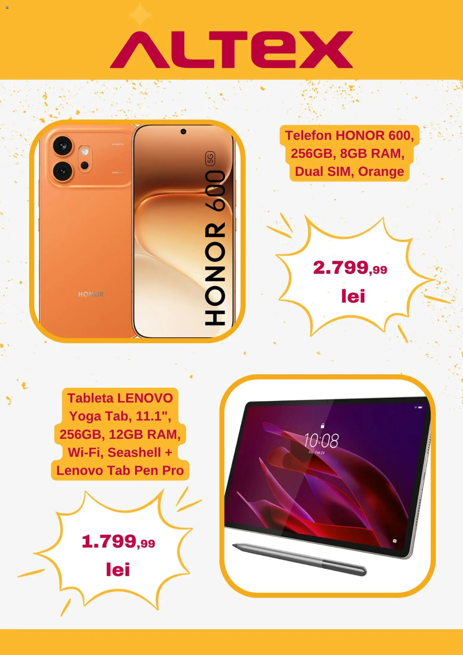 Noul catalog Altex – valabil de la 11.06.2026 | Pagină: 2 | Produse: Telefon, Tabletă