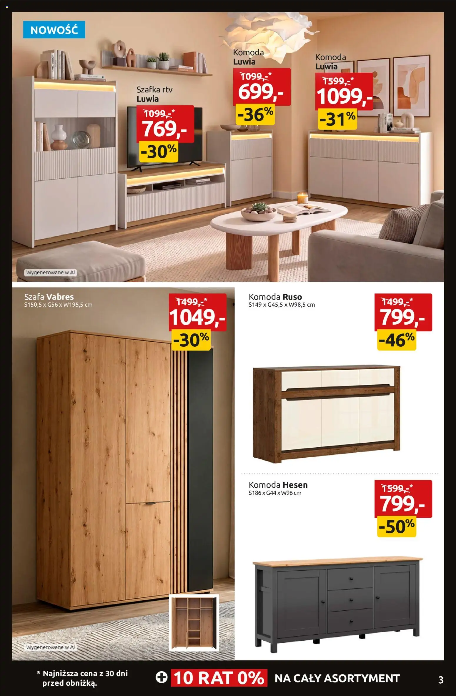 Black Red White Black Weeks od 30.10.2026 | Strona: 3 | Produkty: Szafa, Komoda, szafka RTV