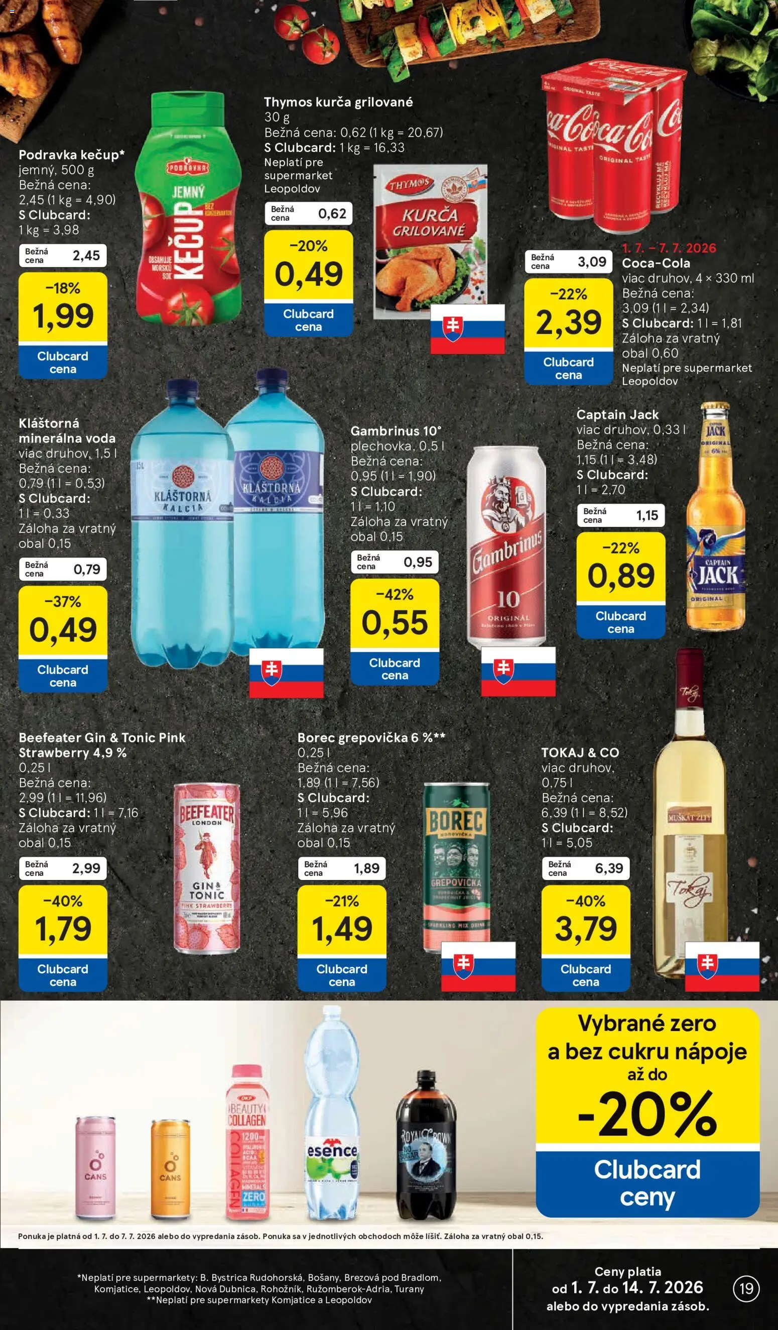 Nové Tesco akcie – leták je platný od 01.07.2026 | Strana: 19