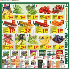Anteprima del volantino Ipertriscount volantino valido a partire dal 31/07/2026 | Pagina: 7 | Prodotti: Frutta, Arancia, Vassoio, Lattuga