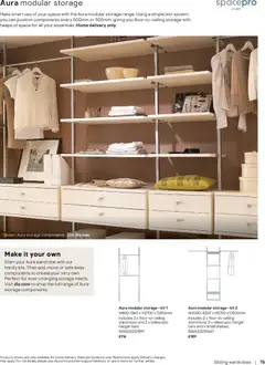 Preview of B&Q - Furniture & storage valid from 01/06/2026 | Page: 75 | Products: Hanger, Wardrobe