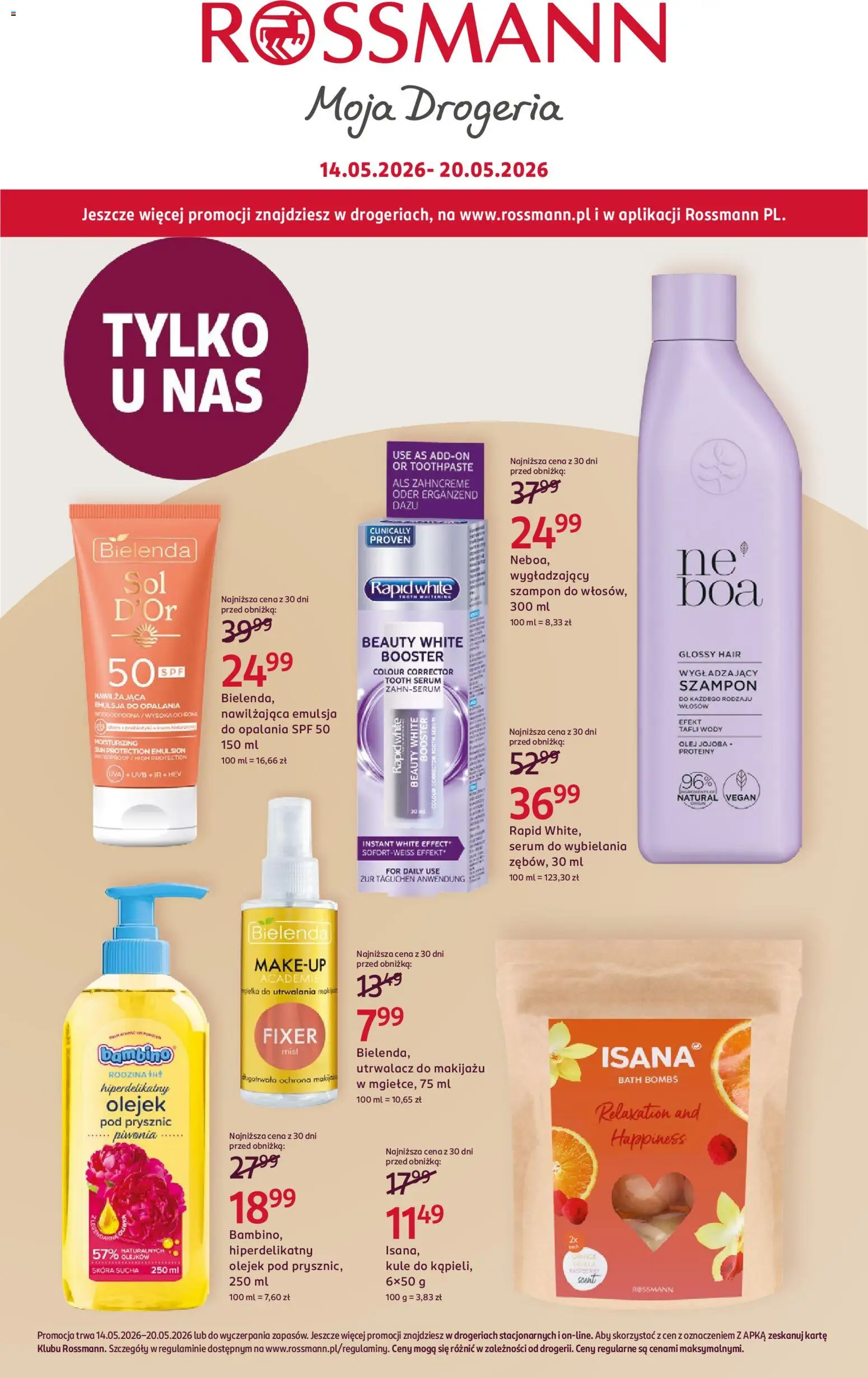 Rossmann gazetka od 14.05.2026 | Strona: 1