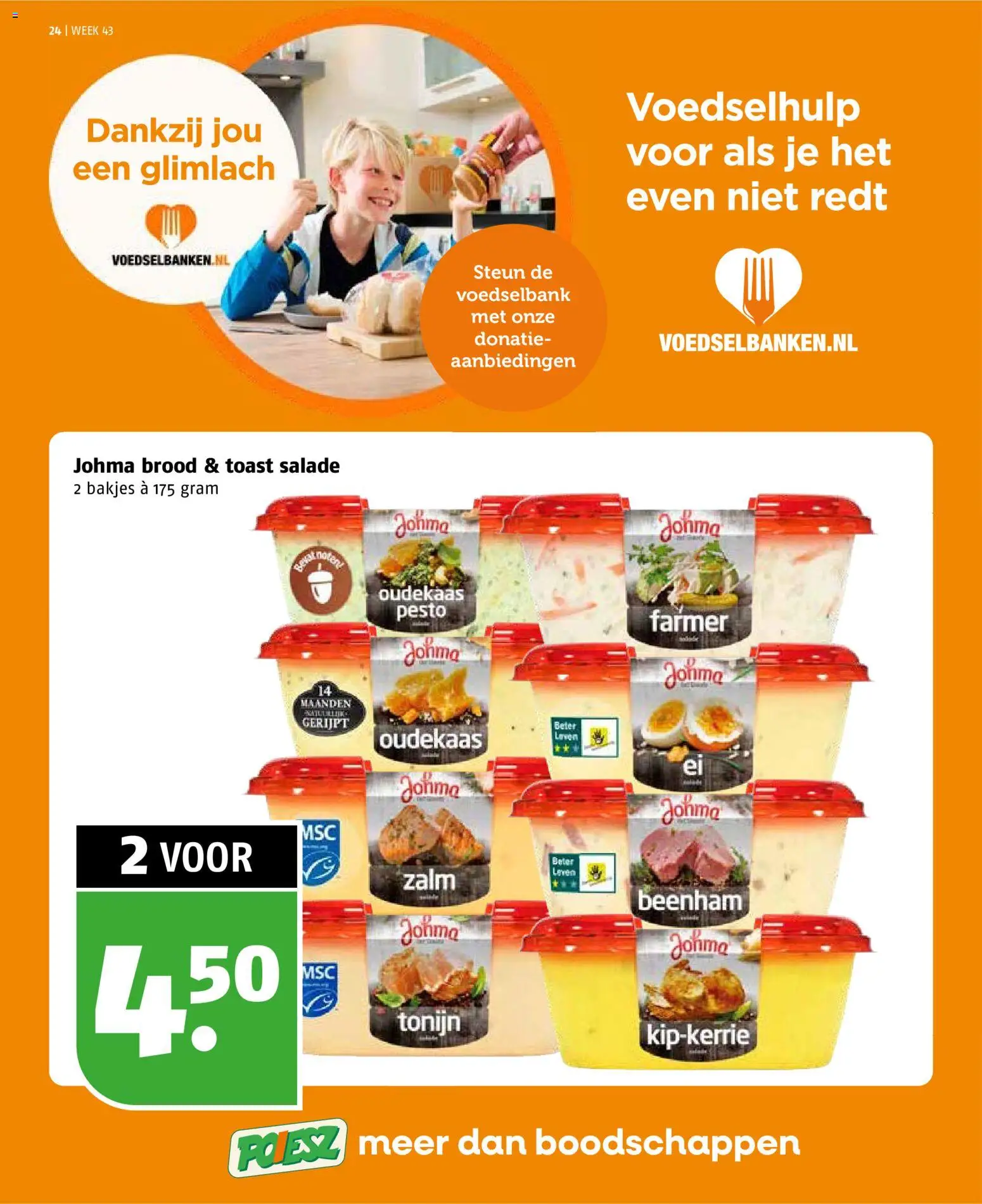 {H1} | Pagina: 24 | Producten: Toast, Zalm, Salade, Tonijn