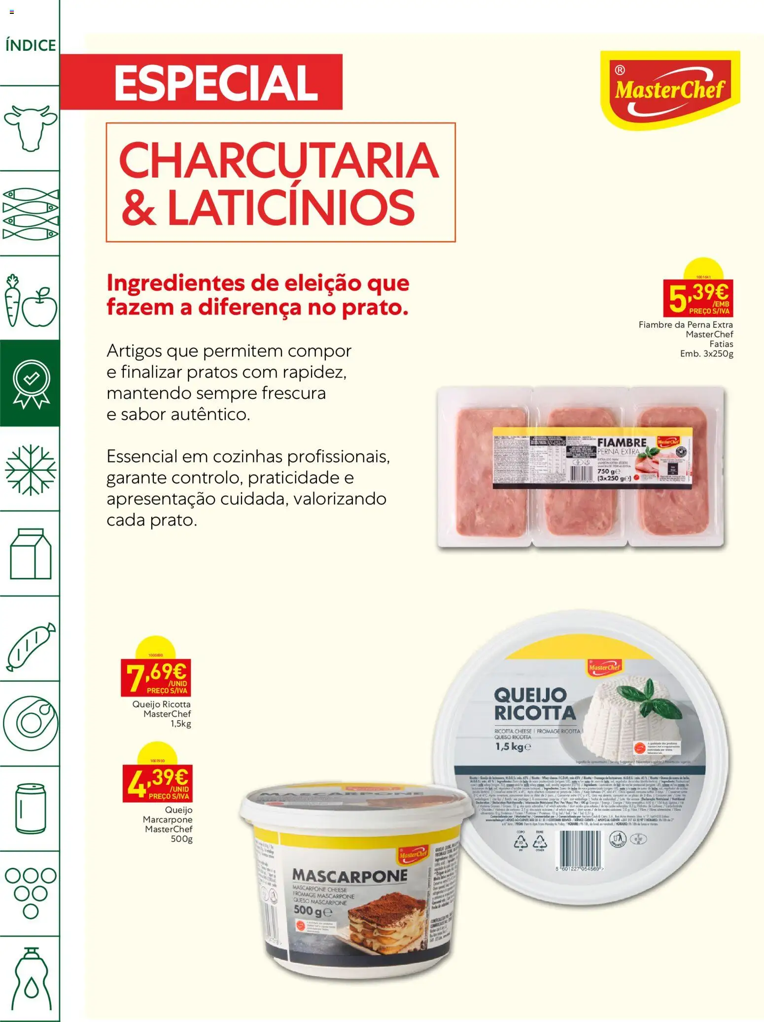 Recheio Horeca Madeira │ válido de 08/09/2026 | Página: 10 | Produtos: Fiambre, Ingredientes, Laticínios, Queijo Ricotta