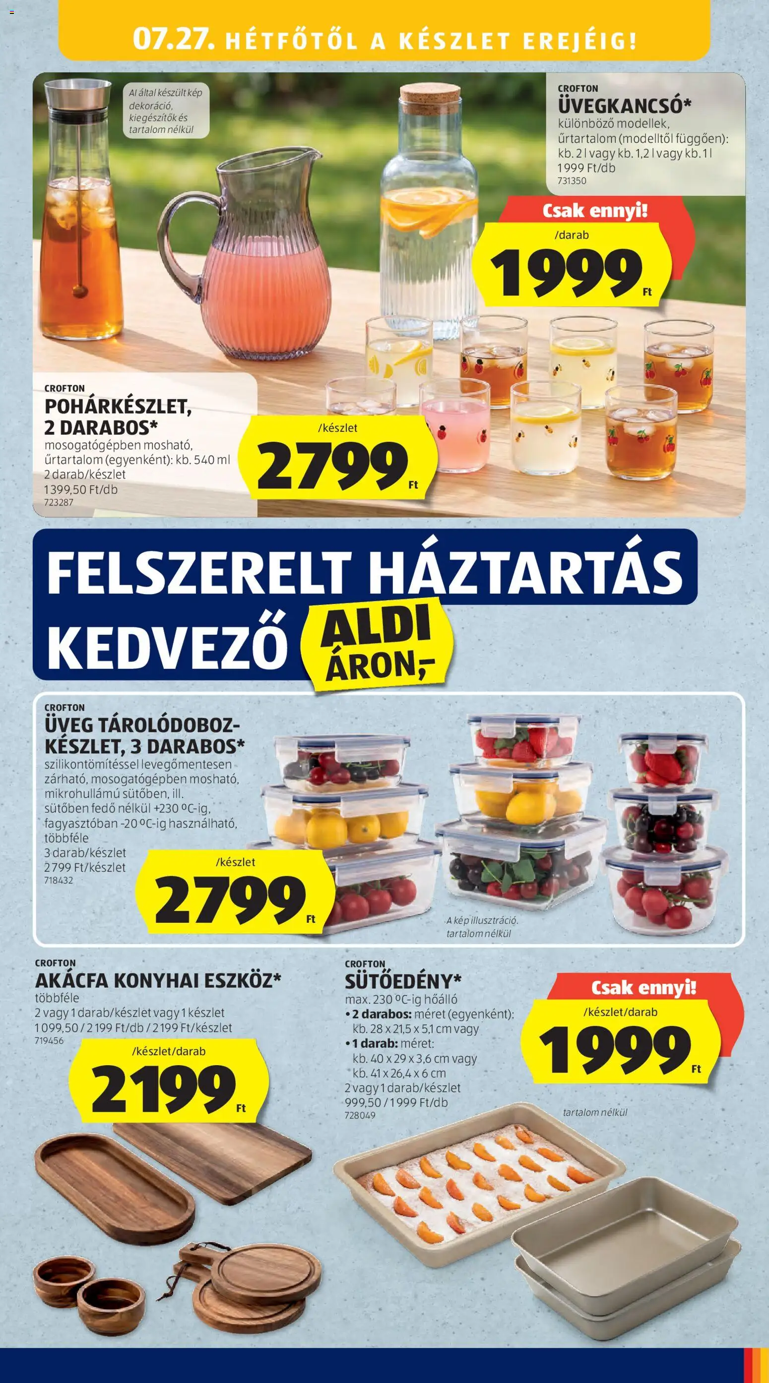 Aldi akciós ujság - amely érvényes a következő dátumtól: 2026.07.23. | Oldal: 15
