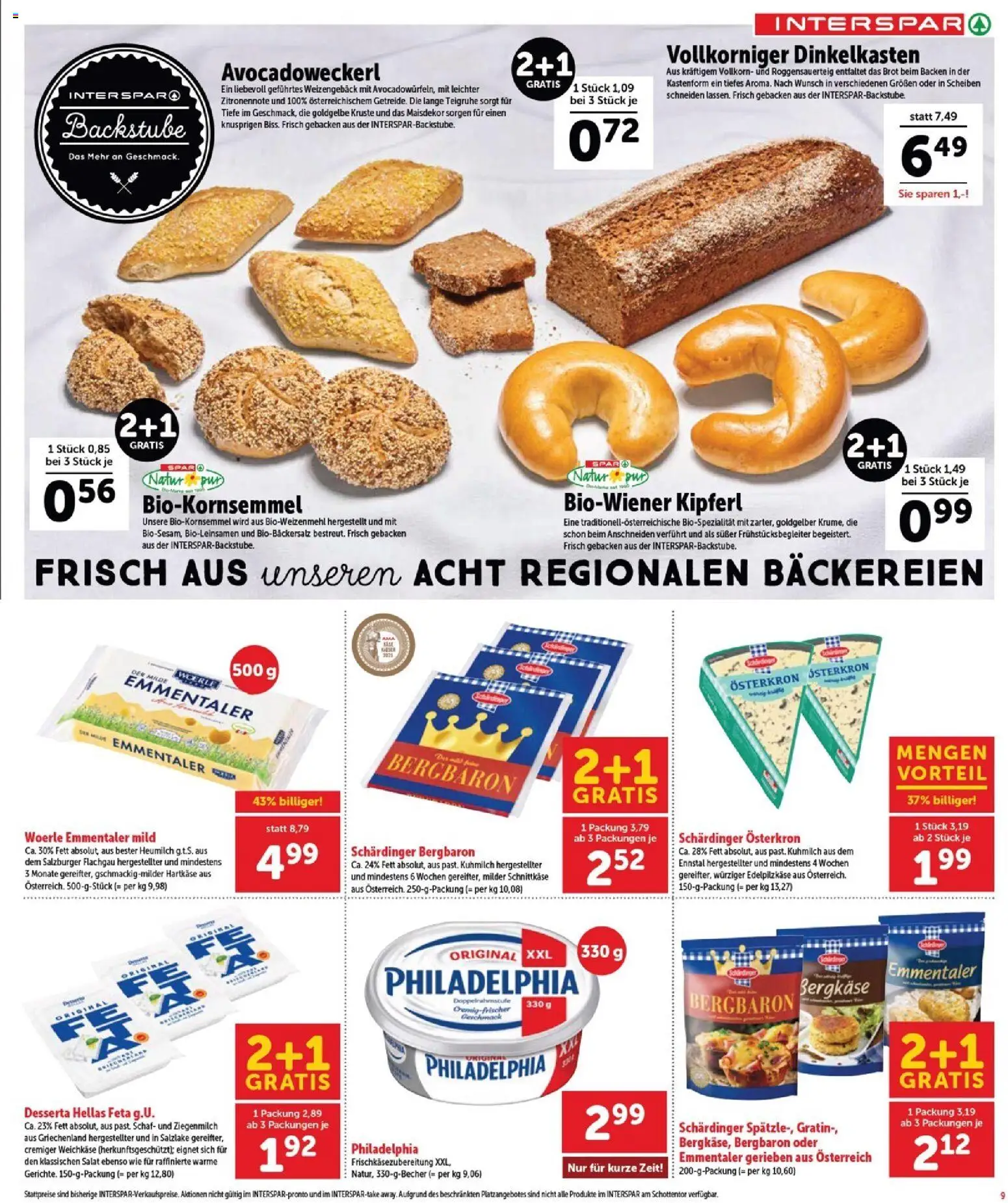 Interspar - Burgenland gültig ab 03.06.2026 | Seite: 9 | Produkte: Salat, Brot