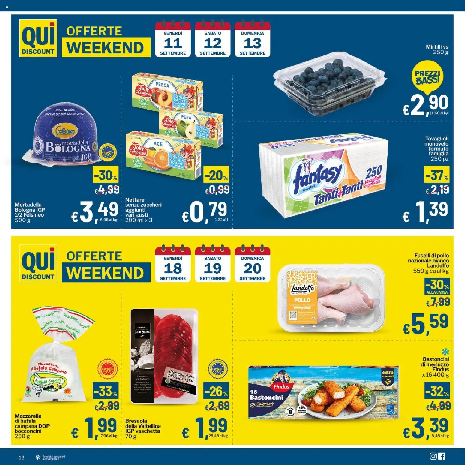 Volantino Qui Discount del 08/09/2026 | Pagina: 12