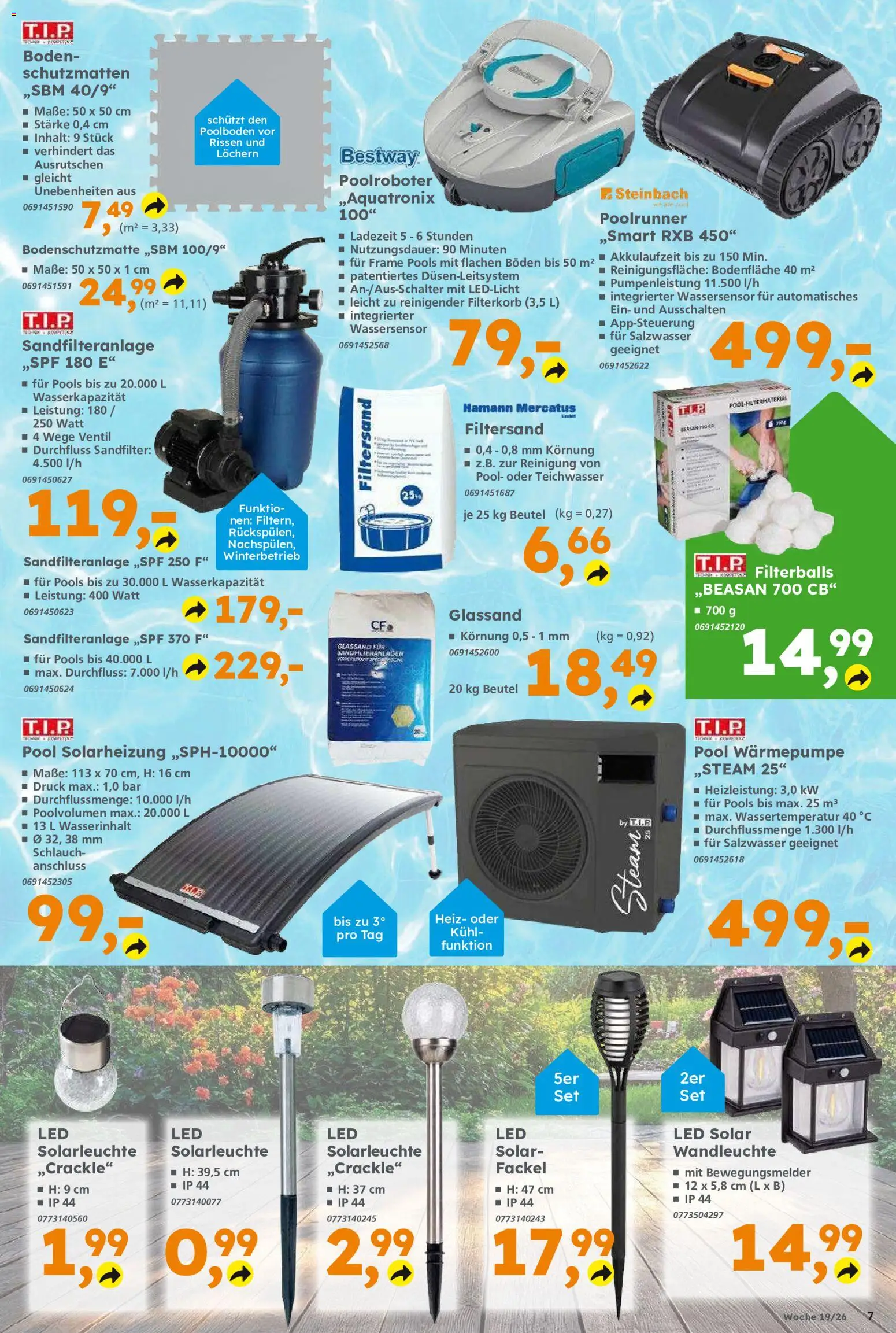 Globus Baumarkt Prospekt Dietzenbach	 – gültig ab 04.05.2026 | Seite: 7 | Produkte: Solarleuchte, Wandleuchte