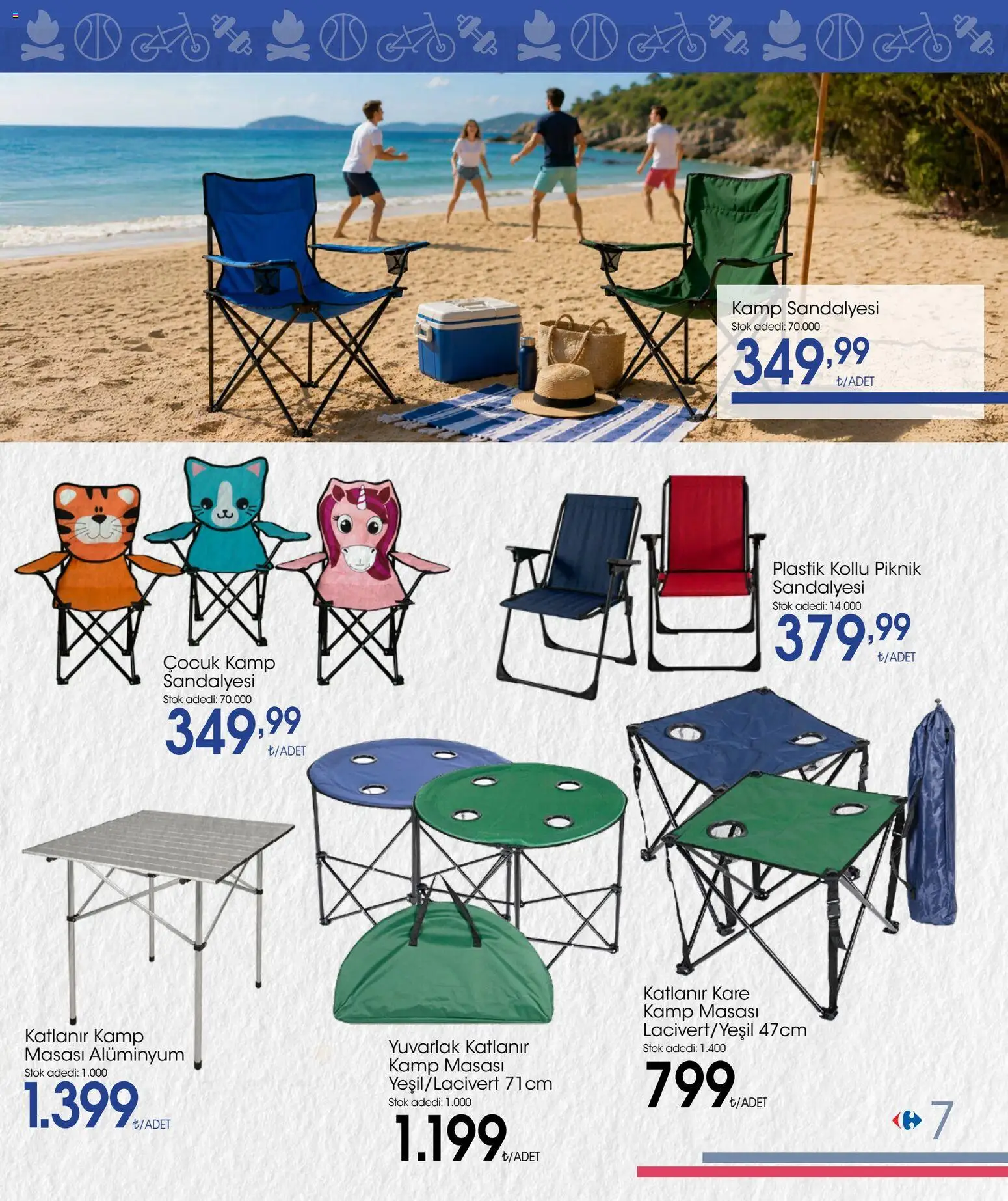 CarrefourSA - Katalog Bu yaz doğruca - 01 Temmuz 2026 tarihinden itibaren geçerlidir | Sayfa: 7