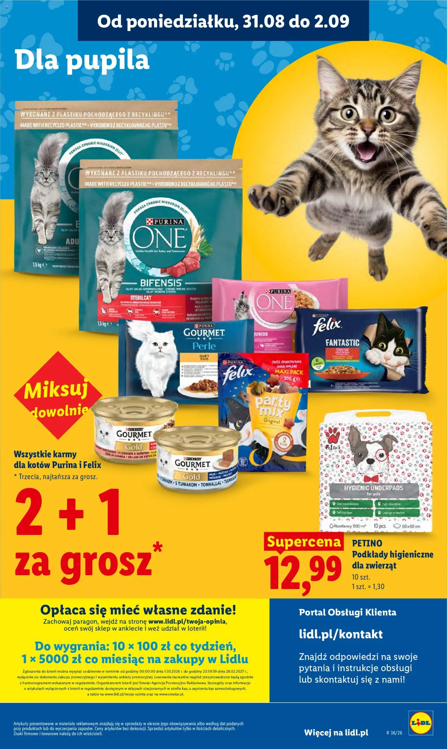Lidl Polsko leták od 31.08.2026 | Strana: 85 | Produkty: Felix, Gourmet, Purina