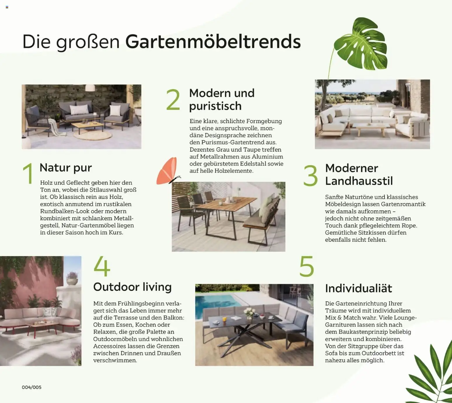 XXXLutz Gartenkatalog gültig ab 30.03.2026 | Seite: 4 | Produkte: Sofa