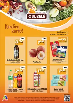 Gulbele leidinys galioja nuo 2026.07.16