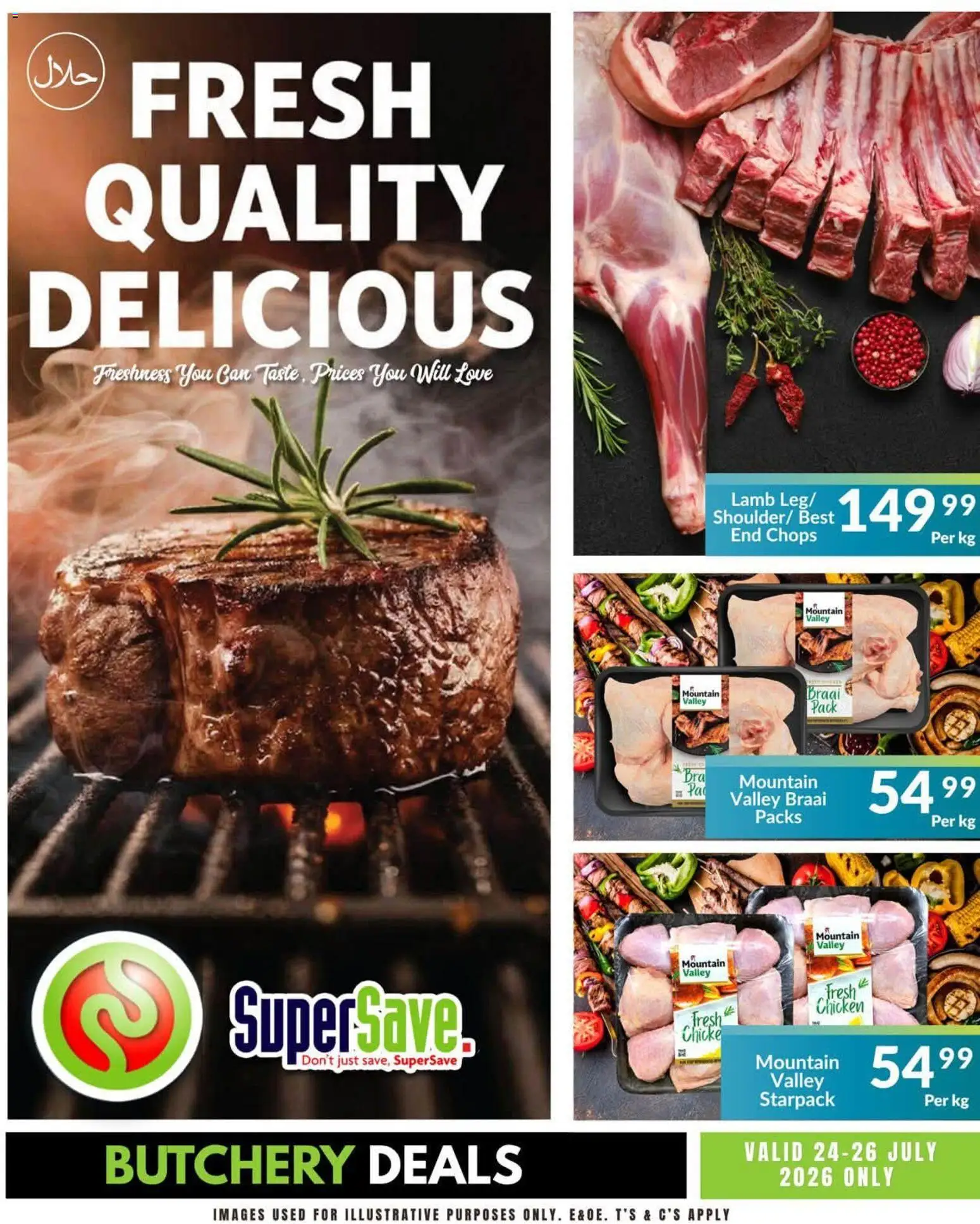 New Super Save catalogue – valid from 24/07/2026 | Page: 1 | Products: Chicken