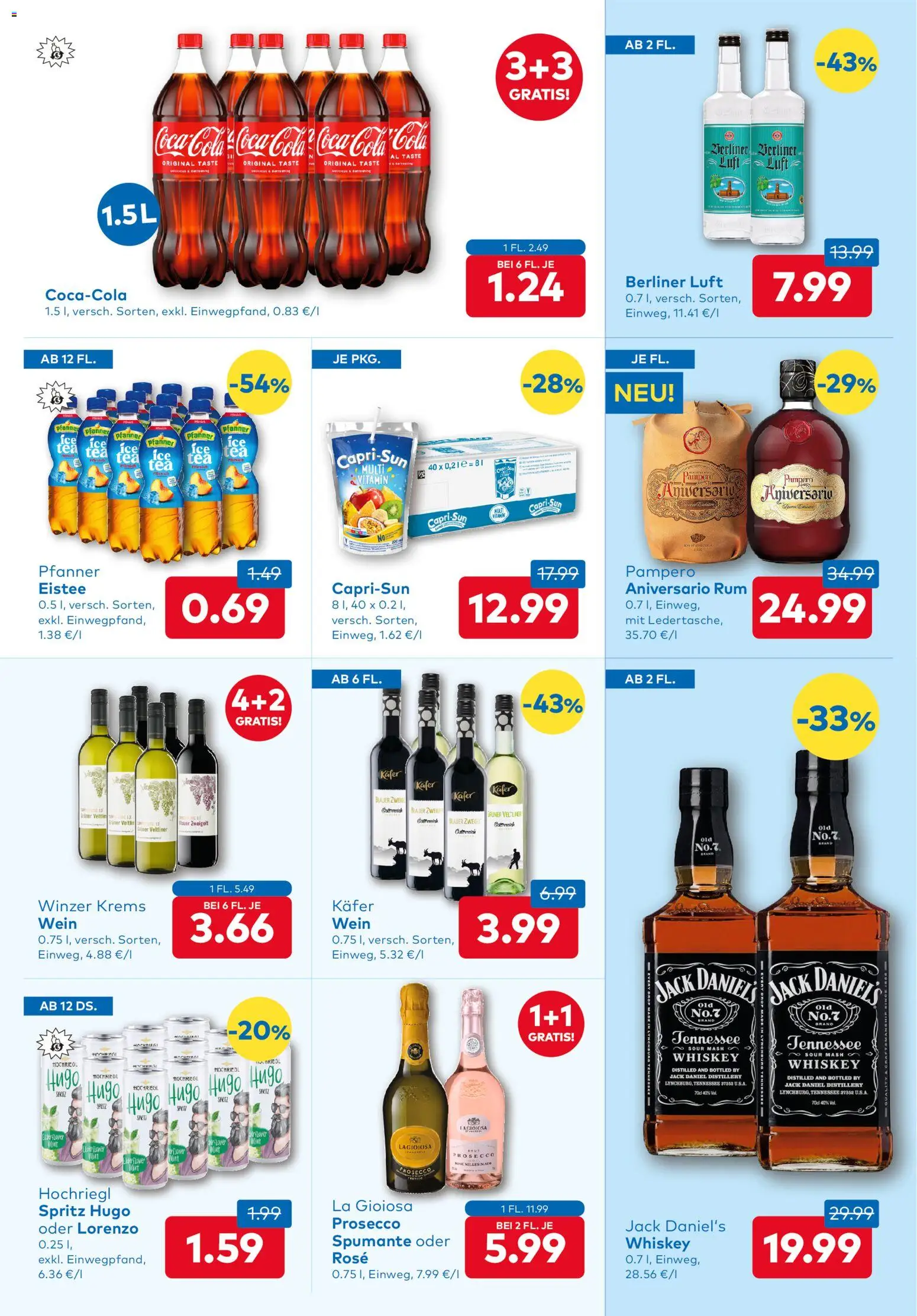 T&G Salzburg gültig ab 13.08.2026 | Seite: 7 | Produkte: Whiskey, Hose, Prosecco, Wein