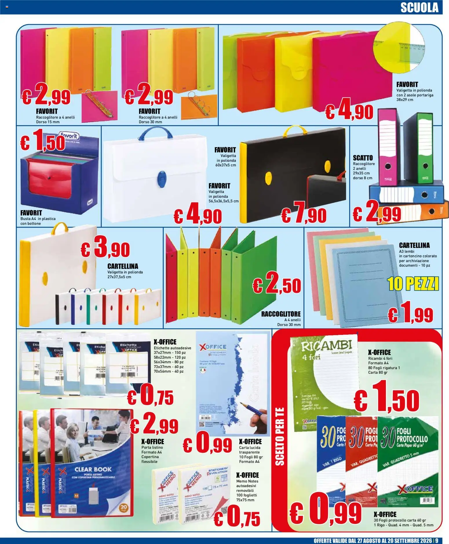 Volantino Casalandia del 27/08/2026 | Pagina: 9 | Prodotti: Porta, Tè, Valigetta