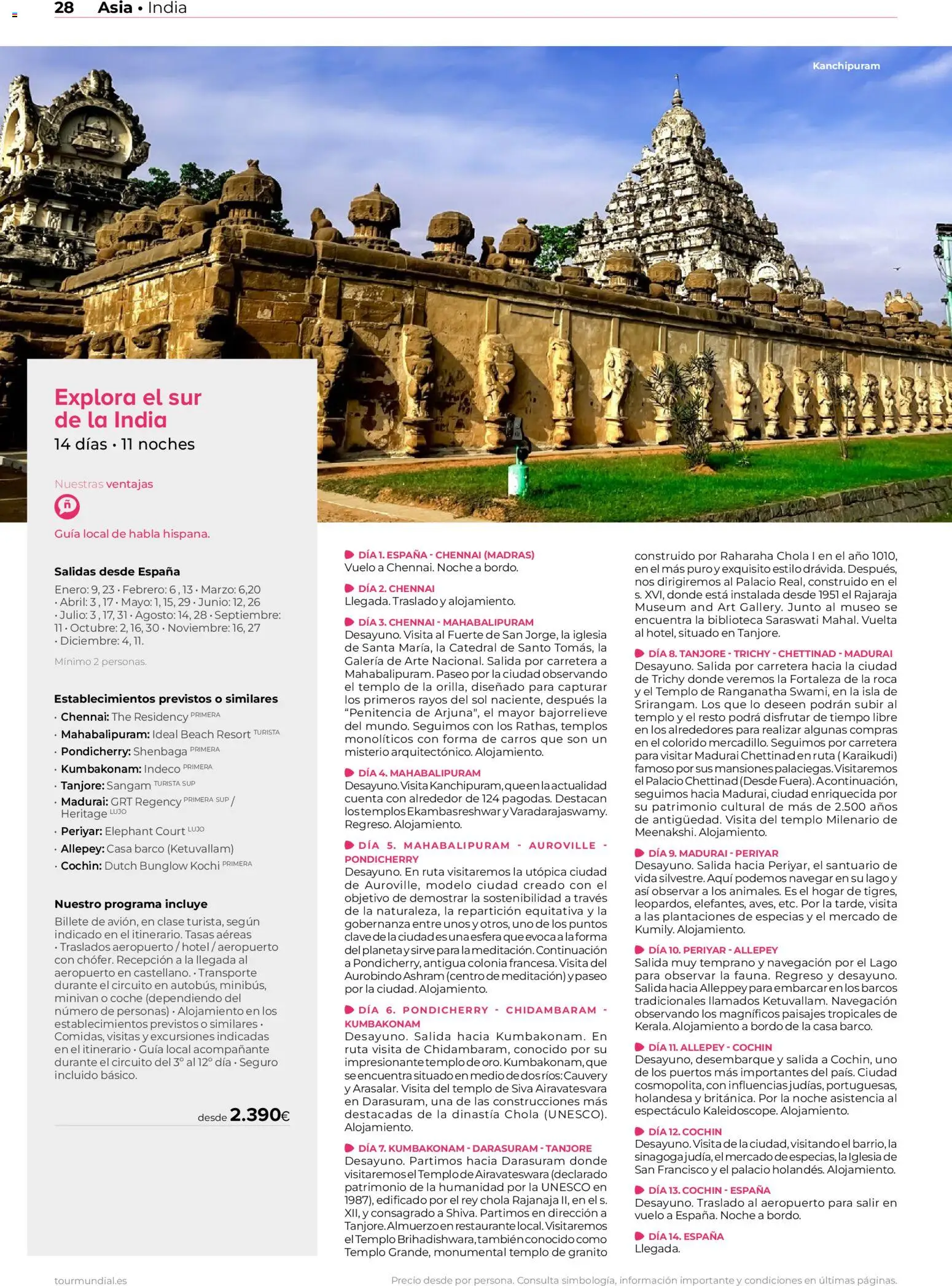 Viajes El Corte Inglés Asia y Oceanía │ válido desde el 01/01/2026 | Página: 28 | Productos: Colonia, Especias, Navegación, Biblioteca