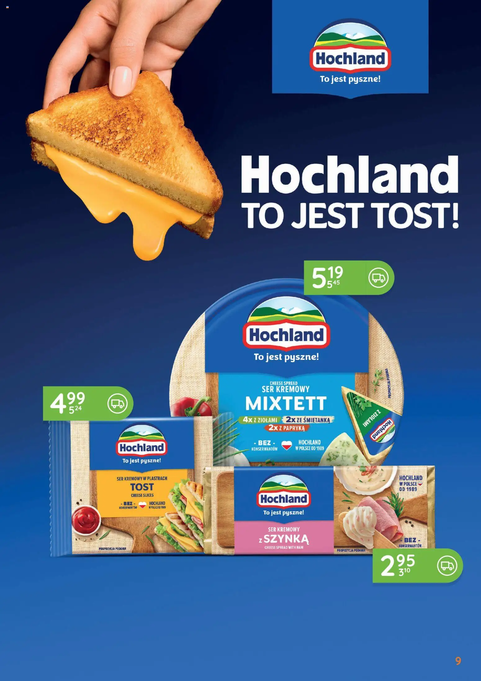 Eurocash gazetka - Oferta Handlowa od 29.06.2026 | Strona: 9 | Produkty: Szynka, Papryka, Ser