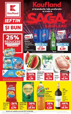 Ofertele Kaufland valabile de la 29.07.2026