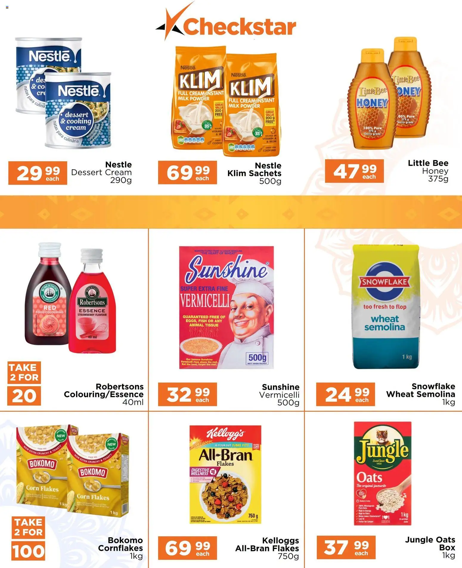 New Check Star catalogue – valid from 09/09/2026 | Page: 8 | Products: Corn, Iron, Dessert, Powder