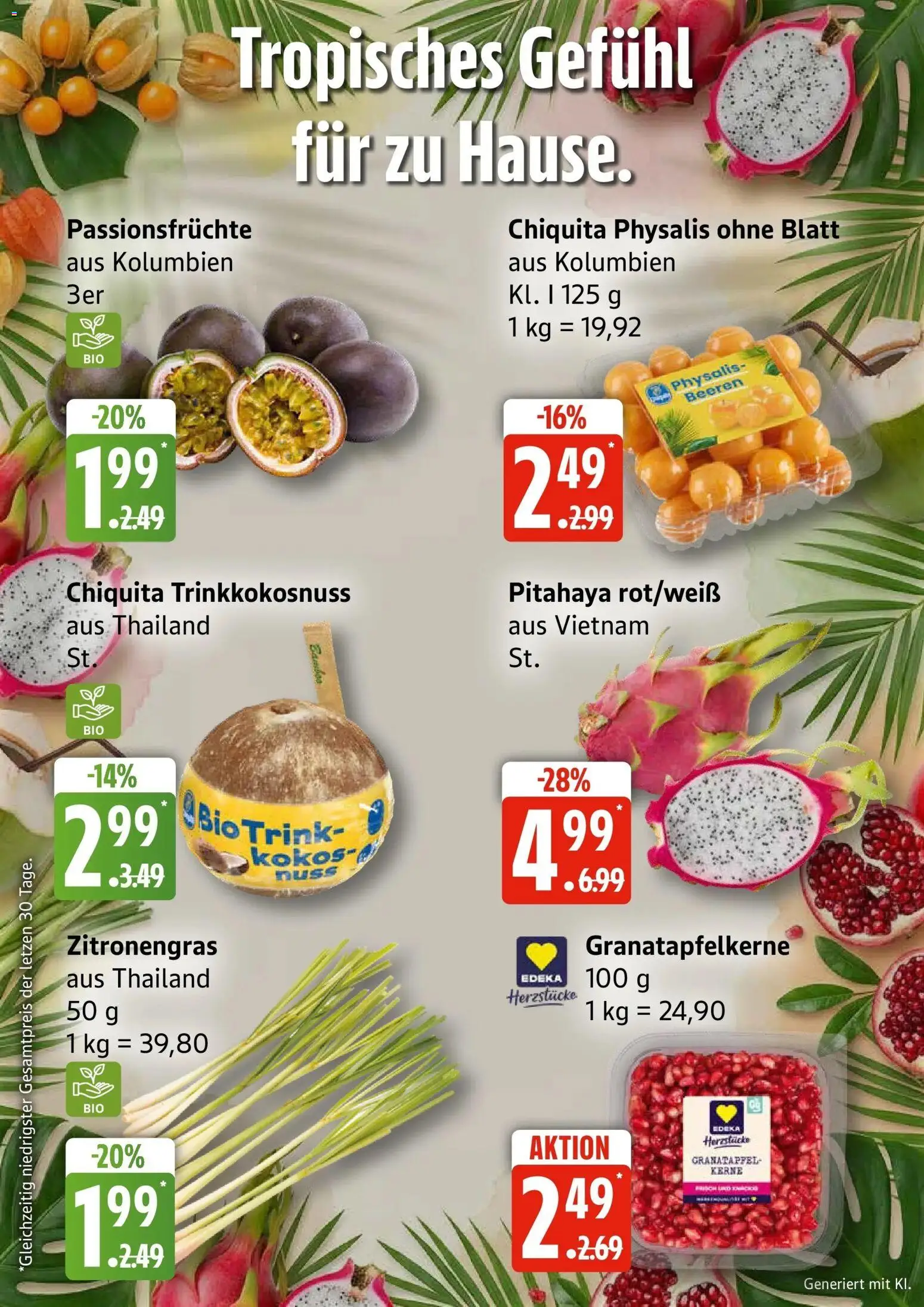 Edeka Prospekt Ratzeburg (ab 10.08.2026) » Angebote Online | Seite: 6 | Produkte: Granatapfel, Zitronengras