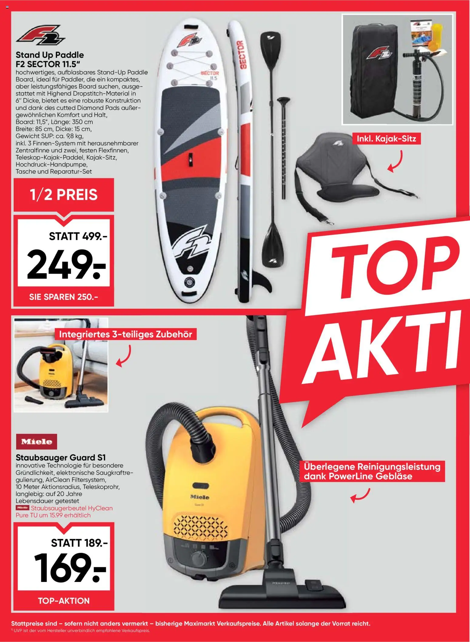 Maximarkt Flugblatt gültig ab 11.06.2026 | Seite: 22 | Produkte: Tasche, Gewicht, Staubsauger