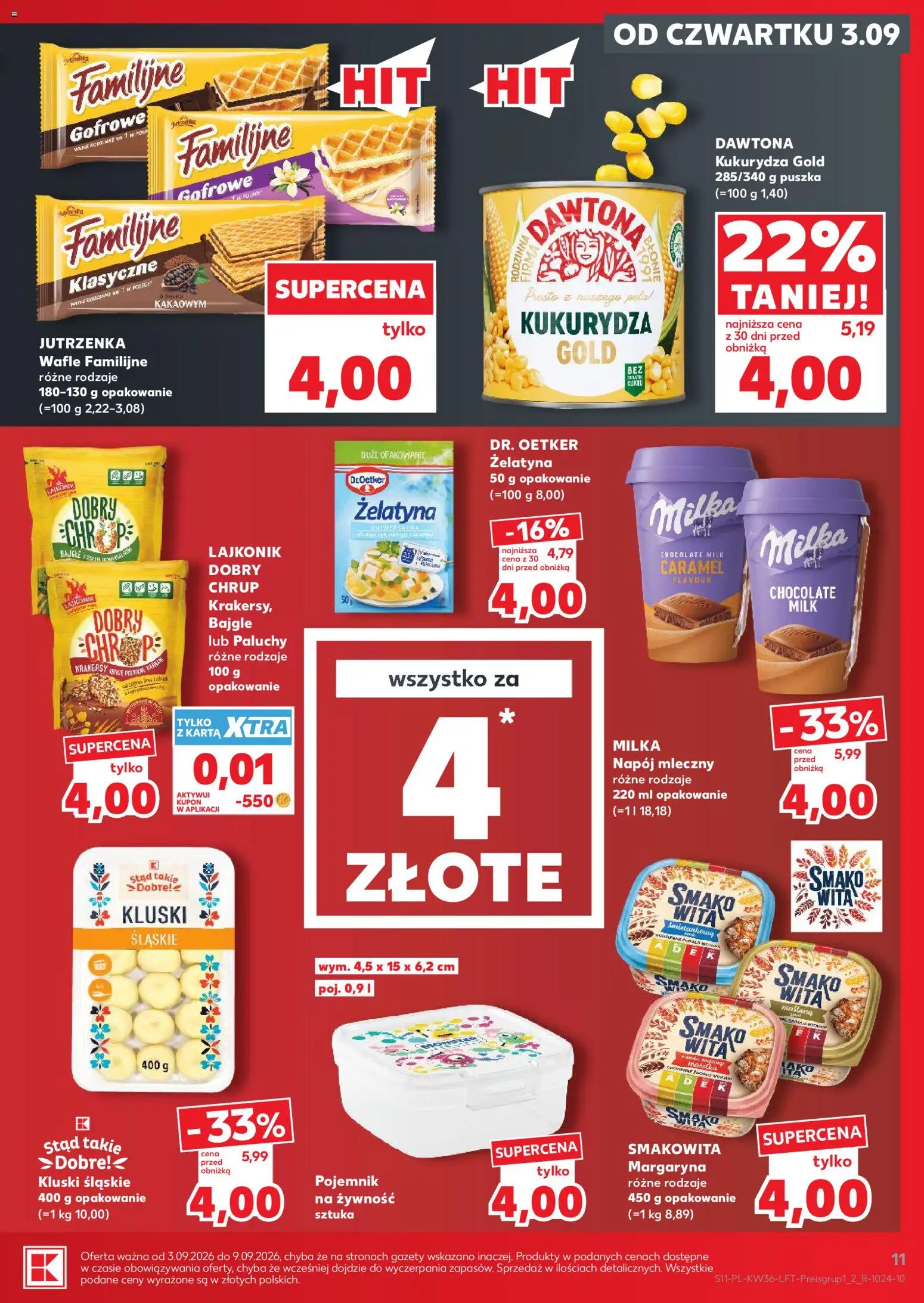 Kaufland Polsko leták od 03.09.2026 | Strana: 11 | Produkty: Milka