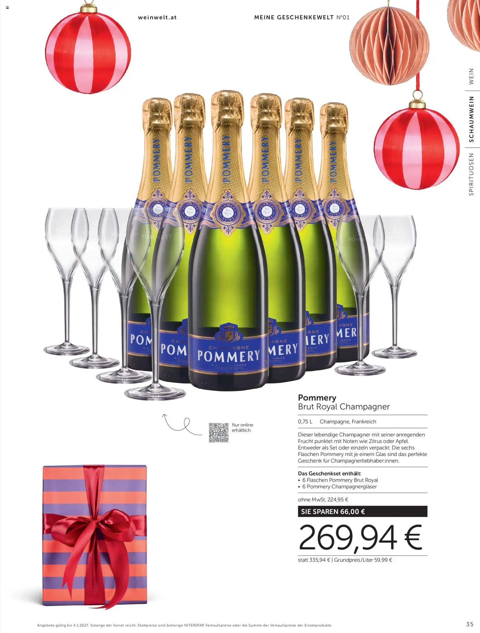 Interspar GESCHENKE WELT gültig ab 13.10.2026 | Seite: 35 | Produkte: Wein