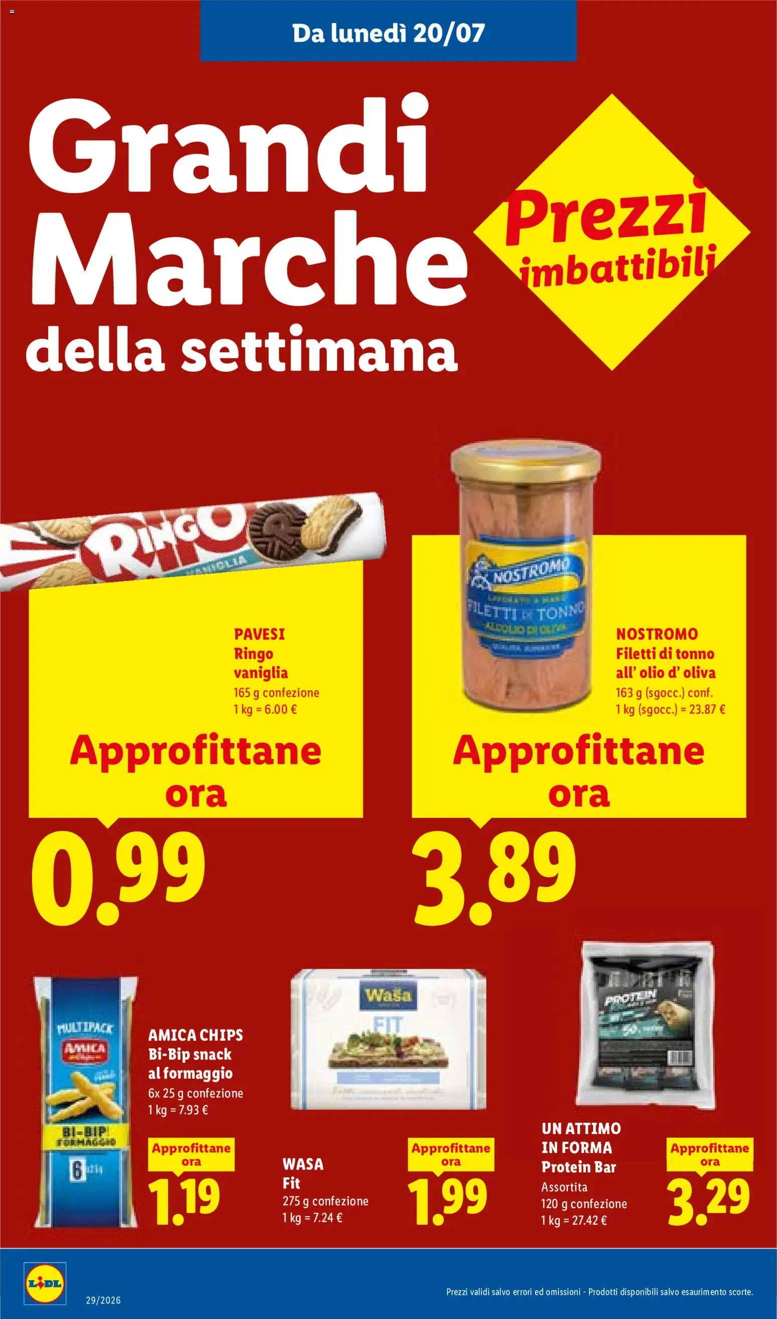 Volantino Lidl del 16/07/2026 | Pagina: 52 | Prodotti: Vaniglia, Formaggio, Olio, Olio d'oliva