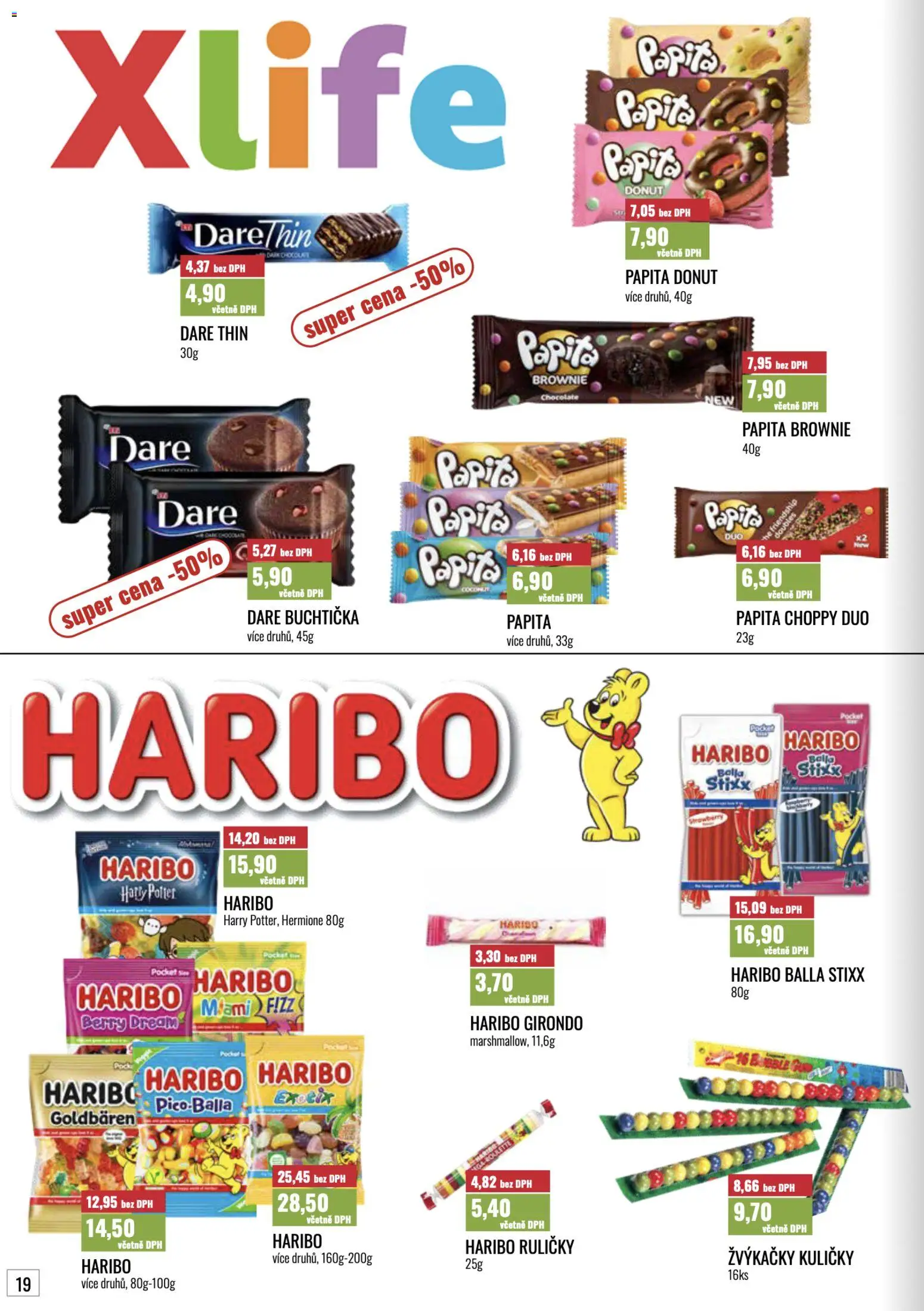 Ratio leták od 01.10.2026 | Strana: 20 | Produkty: Donut, Haribo, Brownie, Kuličky