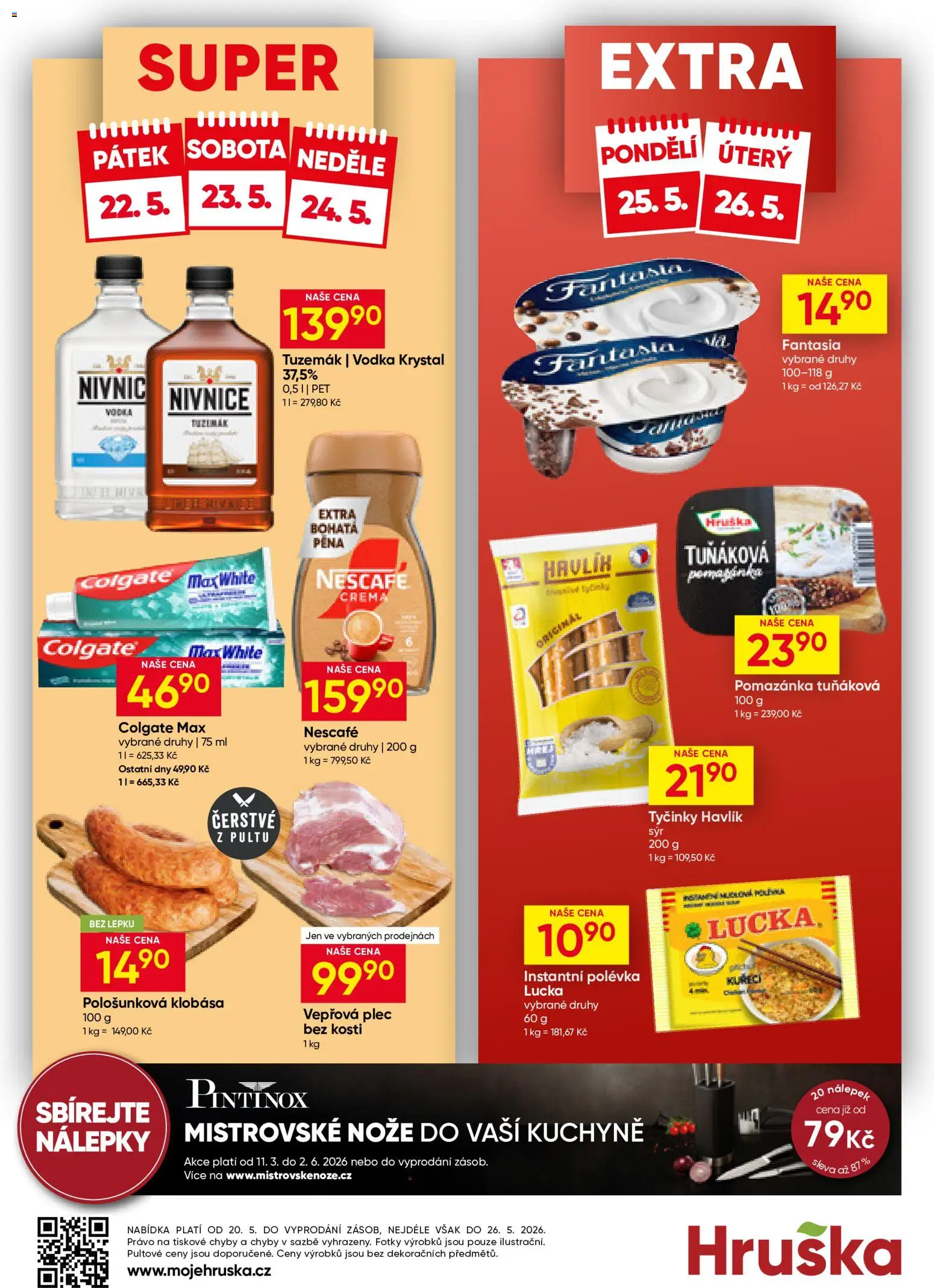 Hruška leták od 20.05.2026 | Strana: 12 | Produkty: Klobása, Crema, Tuzemák, Kuchyně