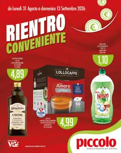 Anteprima del volantino Piccolo volantino valido a partire dal 31/08/2026