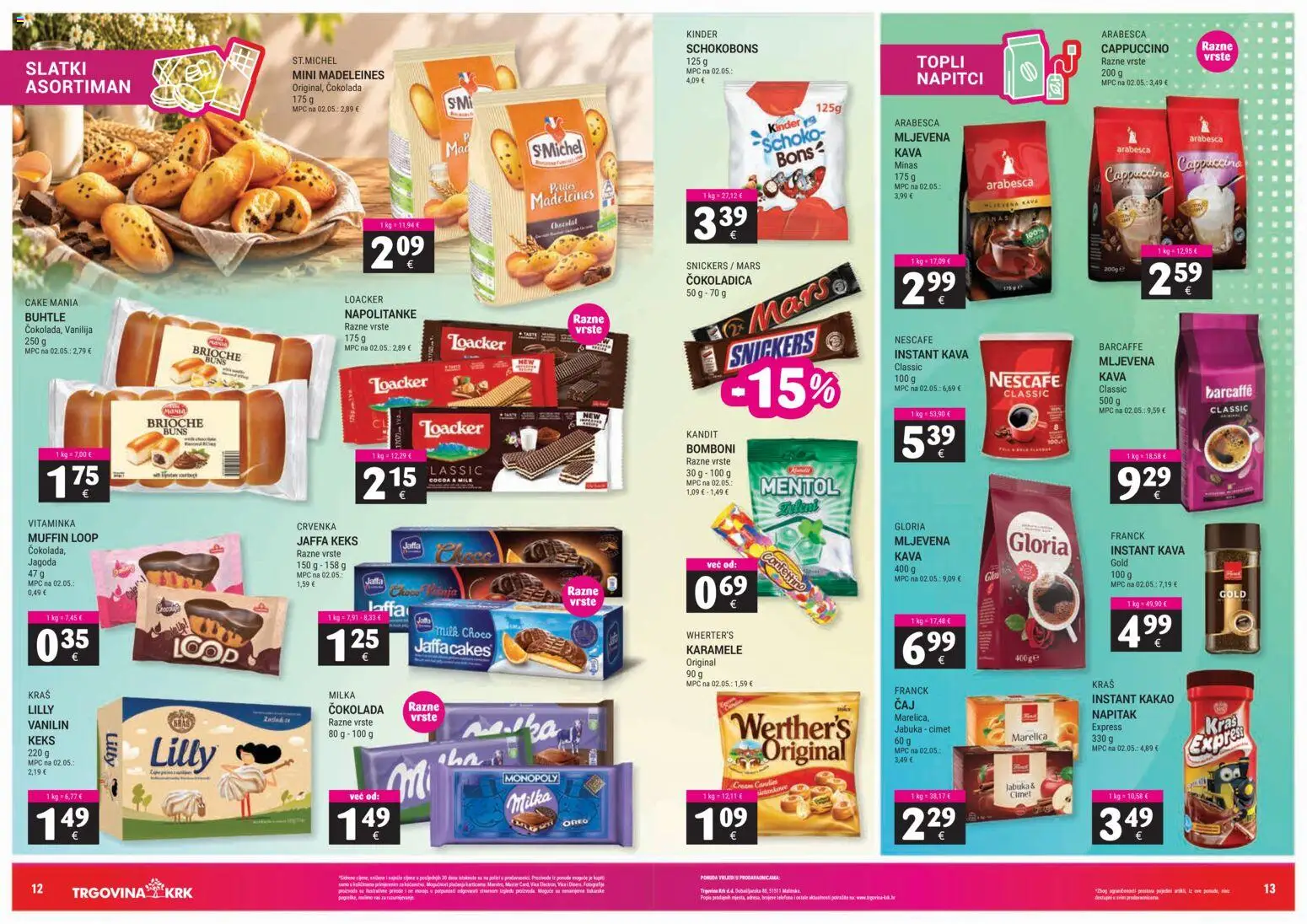 Trgovina Krk katalog | vrijedi od 16.10.2026 | Stranica: 7 | Proizvodi: Instant kava, Kava, Barcaffe, Napitak