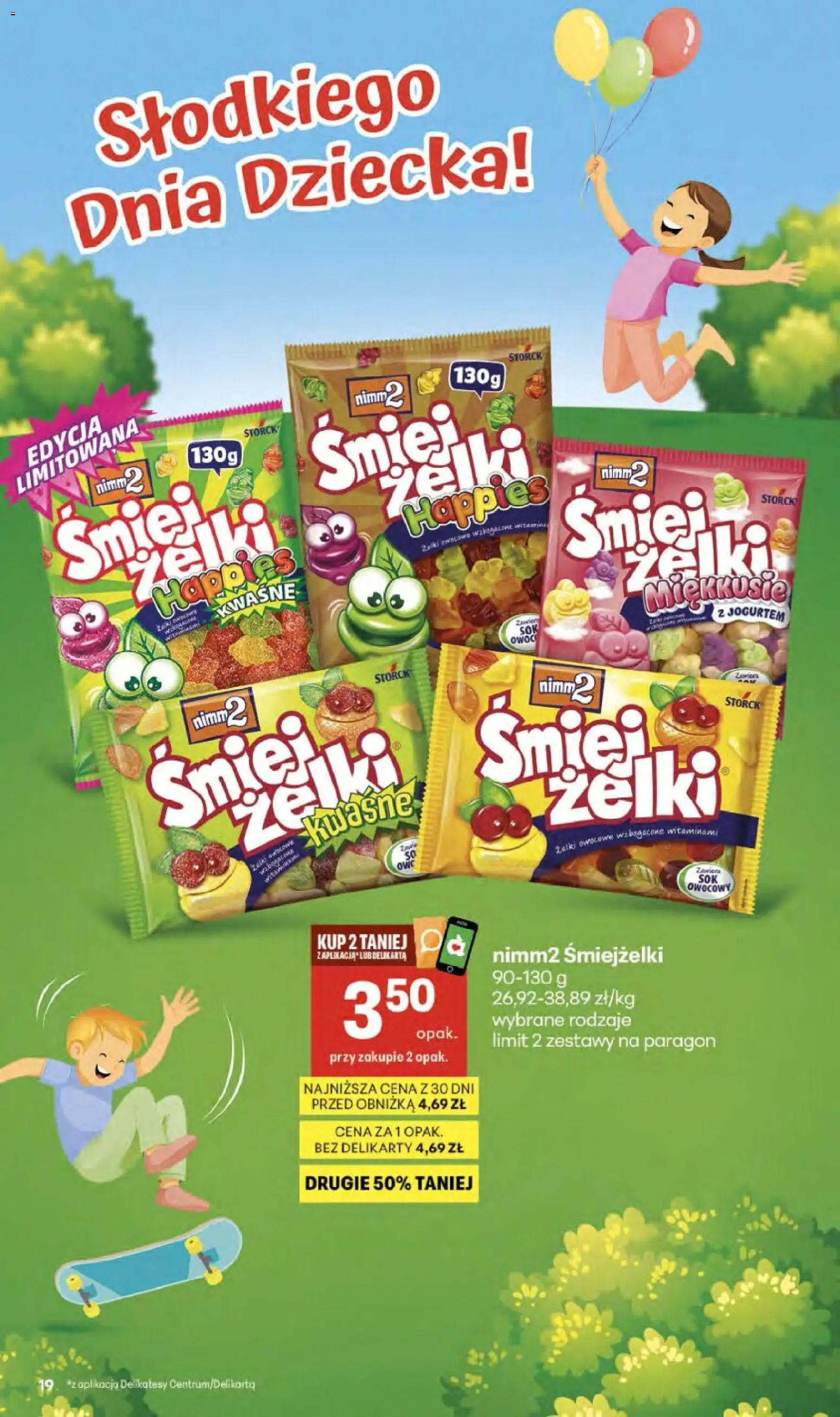 Delikatesy Centrum gazetka od 03.06.2026 | Strona: 19 | Produkty: Kwaśne żelki, Delikatesy, Żelki