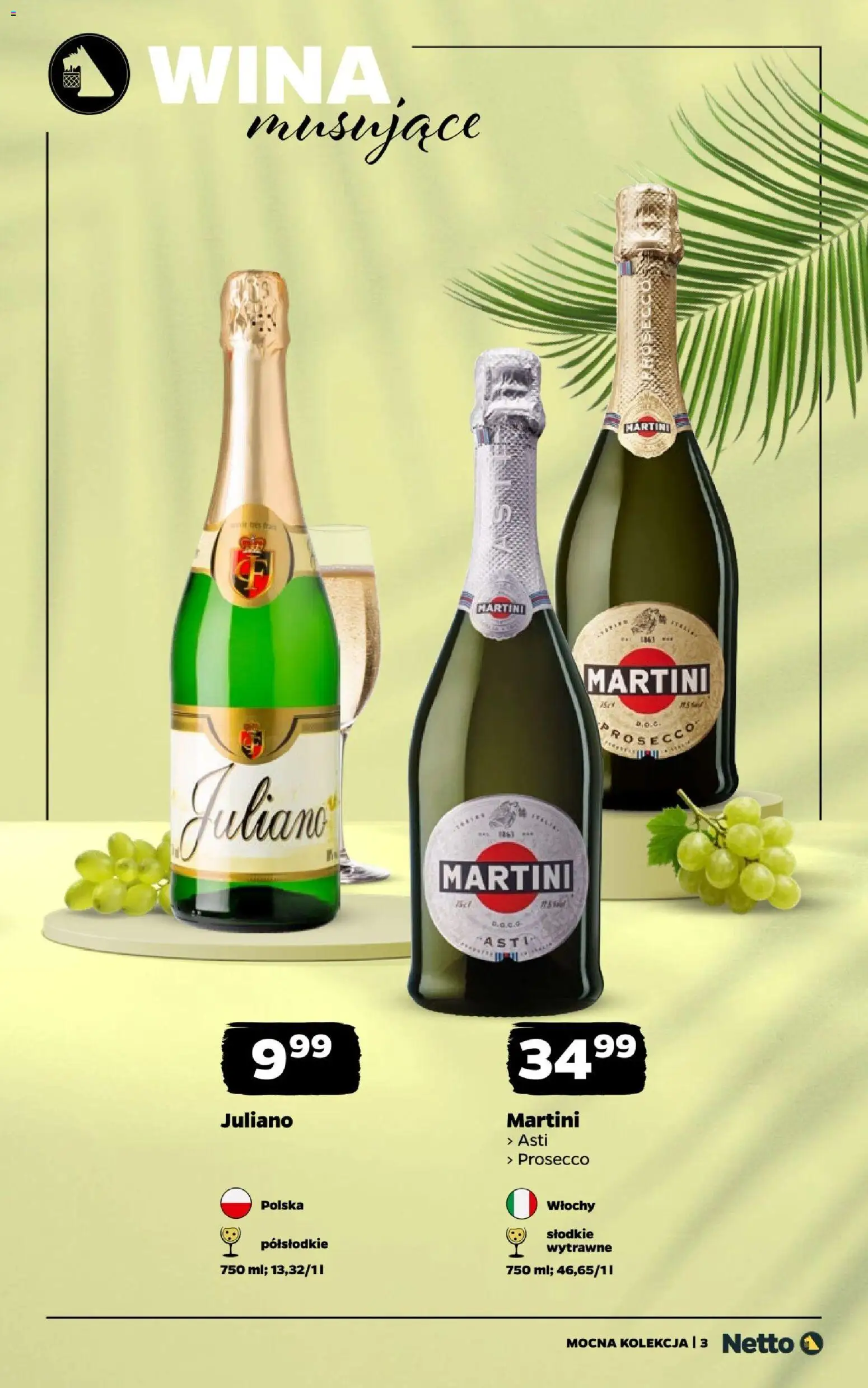 Netto gazetka - Wina od 31.08.2026 | Strona: 3 | Produkty: Martini, Martini asti, Wina musujące, Prosecco
