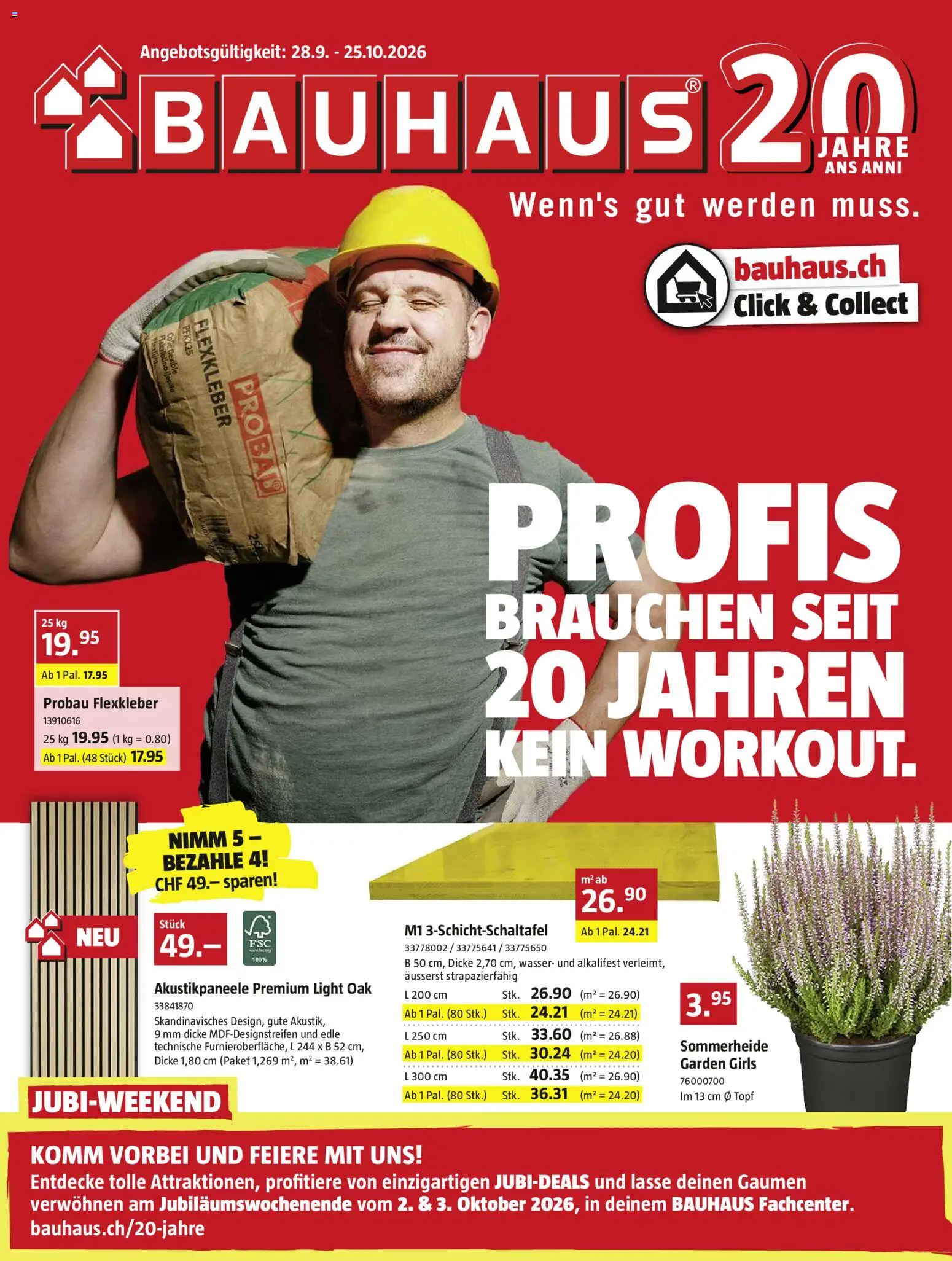 Bauhaus aktionen – gültig ab 28.09.2026 | Seite: 1