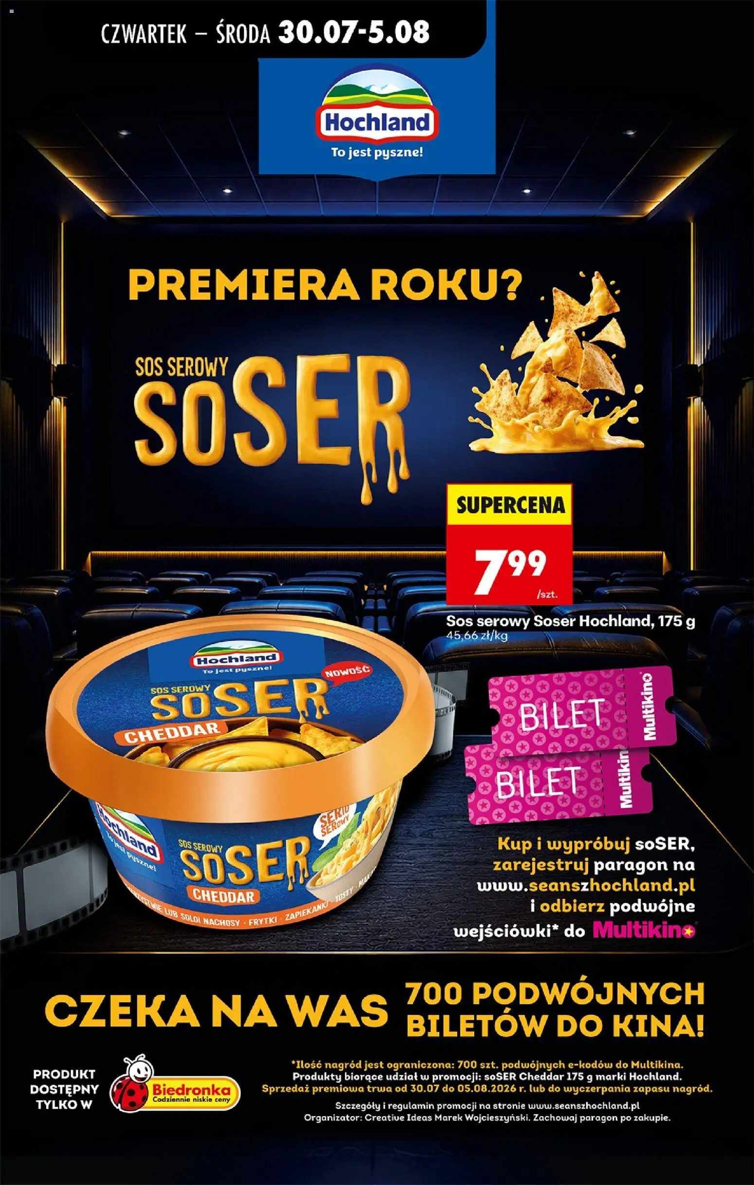 Biedronka Polsko leták - Codziennie niskie ceny od 30.07.2026 | Strana: 51 | Produkty: Cheddar