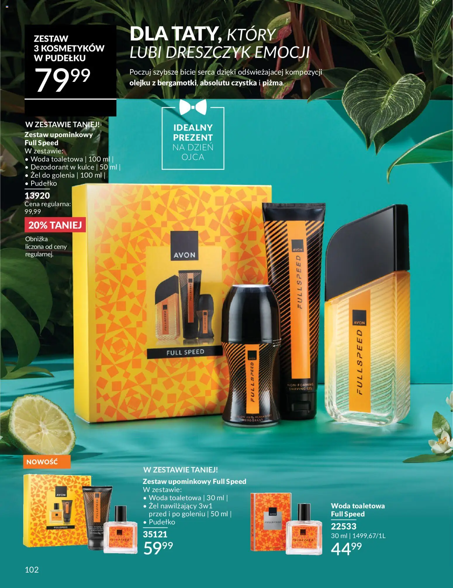 Avon Katalog 6 2026 od 01.06.2026 | Strona: 102 | Produkty: Pudełko, Woda toaletowa, Dezodorant, Woda