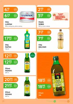 Pogląd oferty "Eurocash gazetka" - ważna od 17.09.2026 | Strona: 25 | Produkty: Oliwa monini, Masło lurpak, Masło, Olej