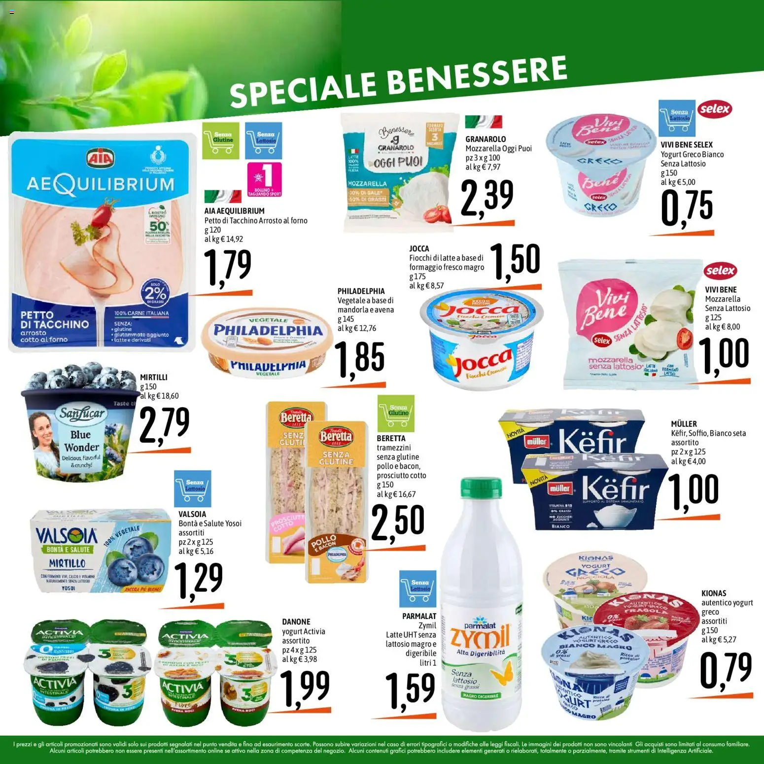 Volantino Emisfero del 19/10/2026 | Pagina: 16 | Prodotti: Arrosto, Kefir, Mirtilli, Senza lattosio