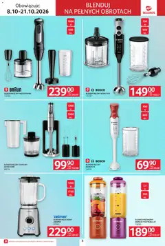 Pogląd oferty "Selgros cash&carry gazetka - Elektro" - ważna od 08.10.2026 | Strona: 5 | Produkty: Blender ręczny, Nutribullet, Blender, Blender kielichowy