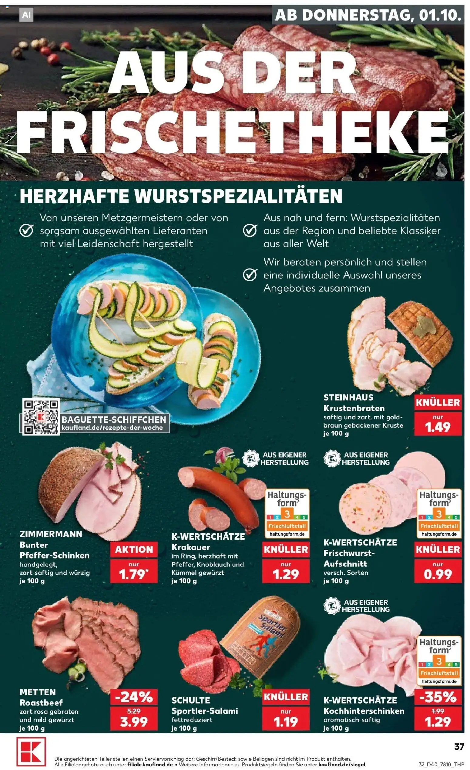 Prospekt Kaufland ab 28.09.2026 » Angebote Online zum Blättern | Seite: 47 | Produkte: Beilagen, Krustenbraten, Roastbeef, Knoblauch