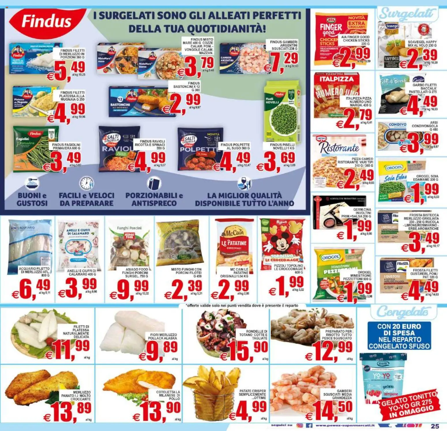 Volantino Pewex del 10/07/2026 | Pagina: 25 | Prodotti: Pollo, Rucola, Limone, Lampone