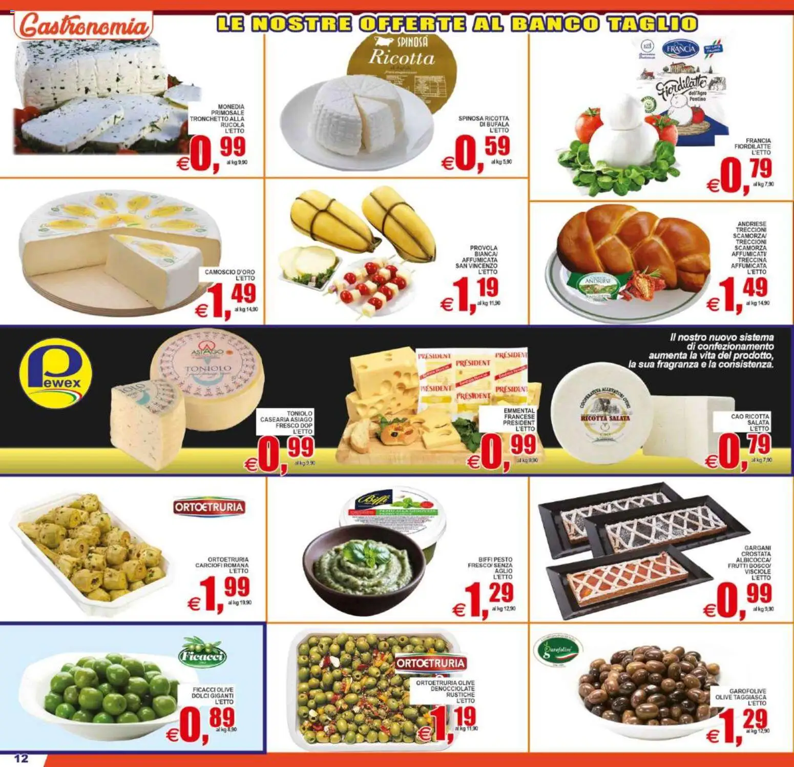 Volantino Pewex del 10/07/2026 | Pagina: 12 | Prodotti: Aglio, Provola, Ricotta, Fragranza