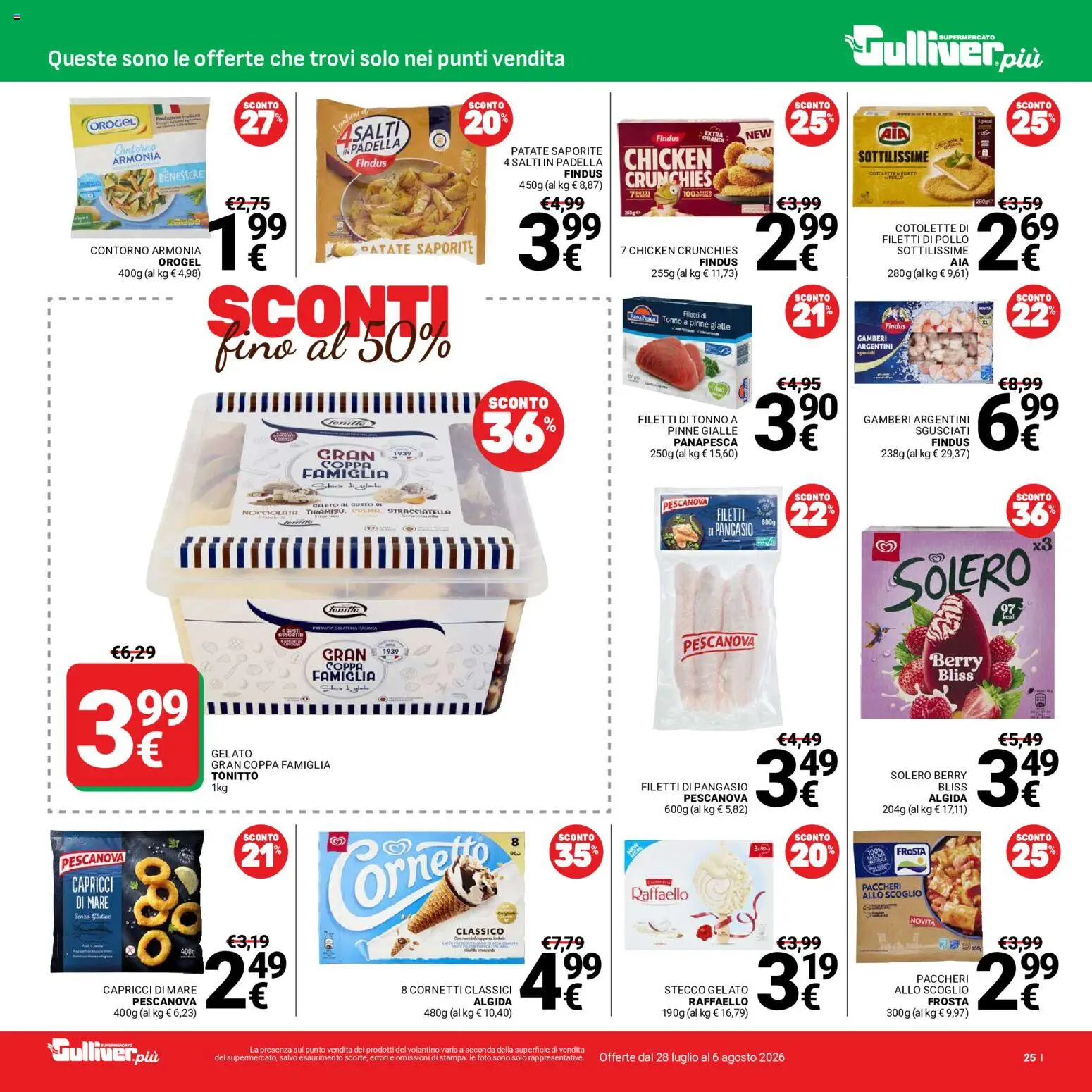 Volantino Gulliver del 28/07/2026 | Pagina: 25