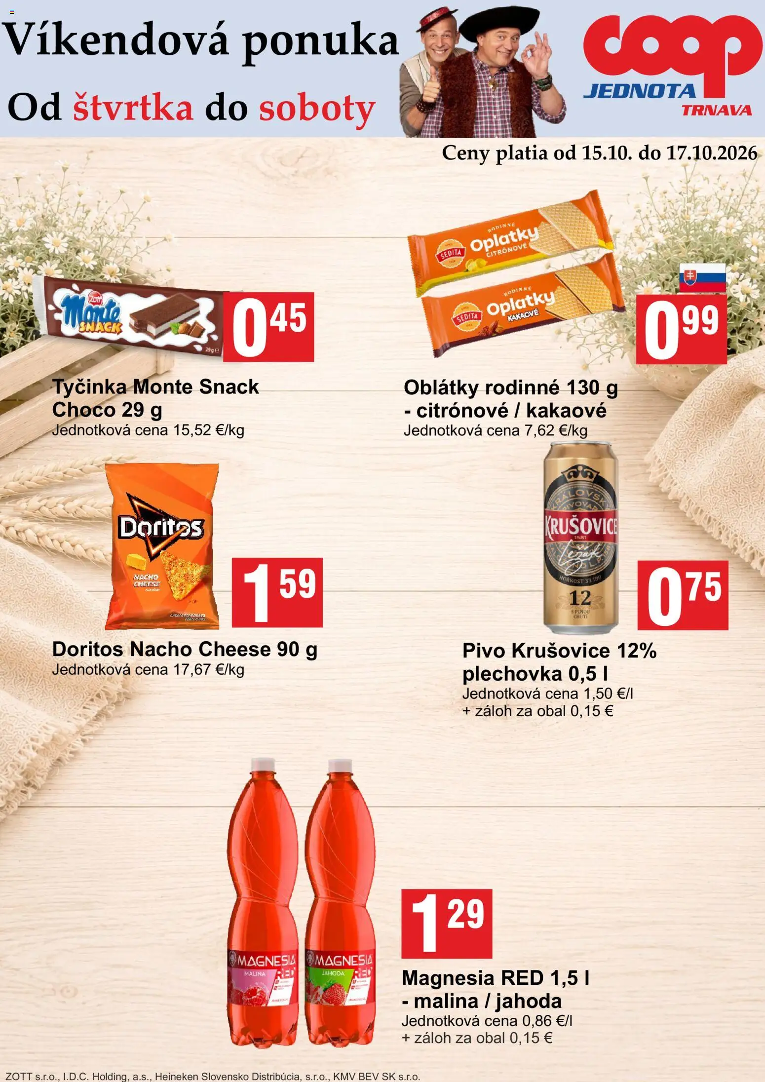 Nové COOP Jednota akcie – leták je platný od 15.10.2026 | Strana: 2