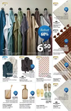 Pogląd oferty "Mata łazienkowa SUNDBORN, 60x90 cm 1 SZT." - ważna od 09.09.2026 | Strona: 13 | Produkty: Szlafrok, Klapki, Mata łazienkowa