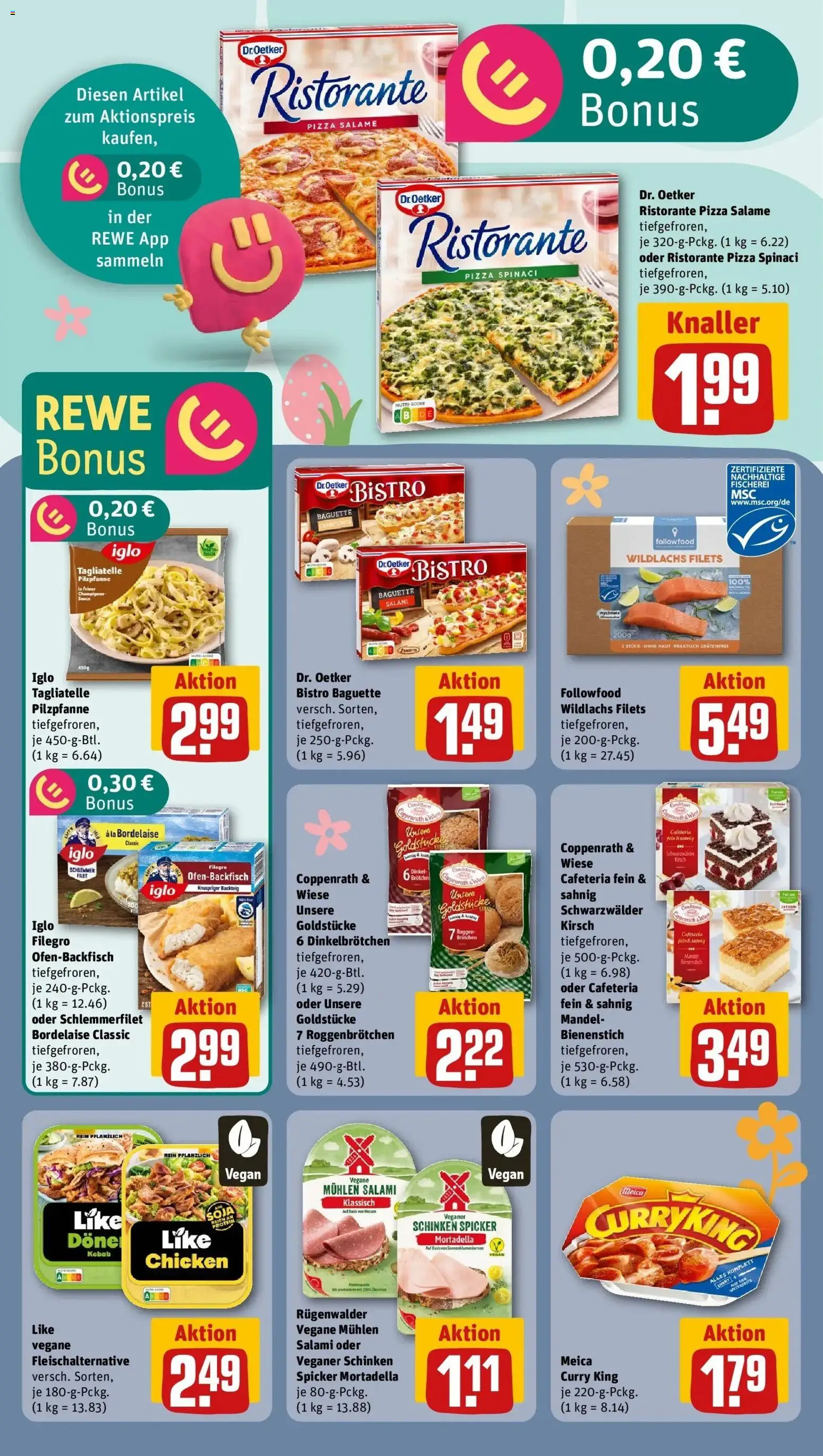 Rewe Prospekt Würselen / Bardenberg	 – gültig ab 15.03.2026 | Seite: 14 | Produkte: Meica, Pasta, Schinken, Pizza
